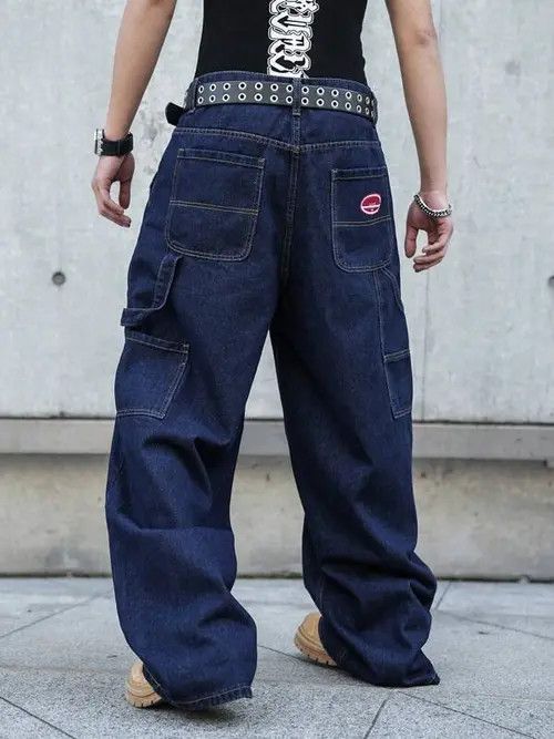 Japanese Brand × Vintage DRIP BAGGY Y2K denim jeans pants Size US 36 / EU 52 - 3 Thumbnail