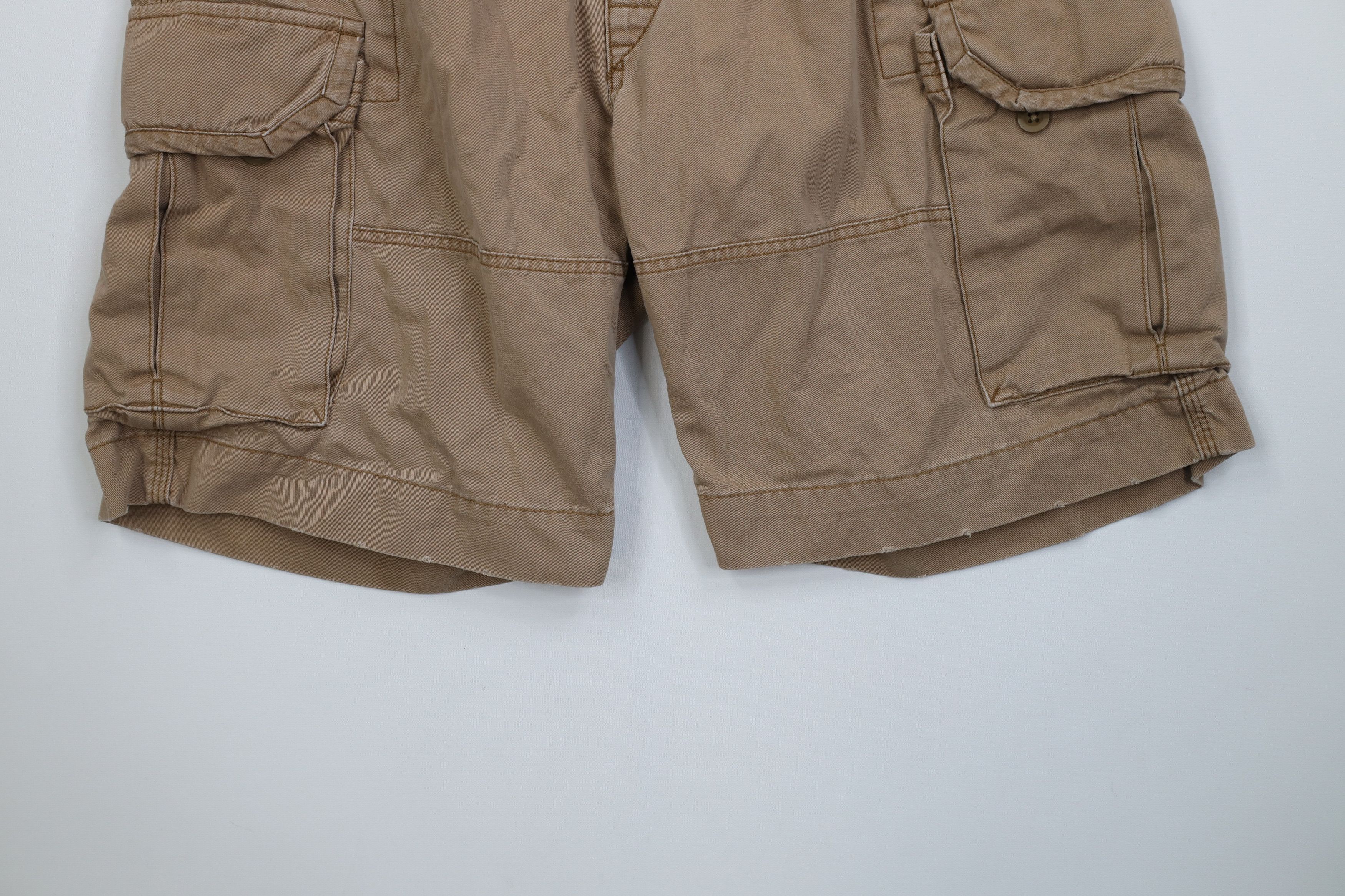 Polo Ralph Lauren Vintage 90s Ralph Lauren Surplus Cargo Shorts Brown Cotton Size US 36 / EU 52 - 4 Thumbnail