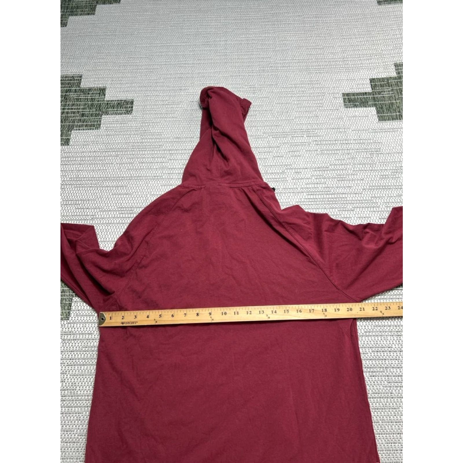 Vintage Craghoppers Hoodie Mens Large Red Cotton Blend Pullover Size US L / EU 52-54 / 3 - 6 Thumbnail