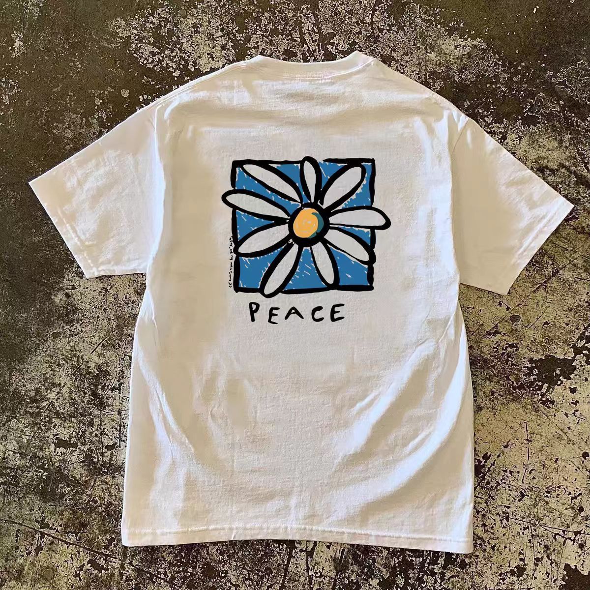 Japanese Brand × Vintage Washed vintage distressed floral printed cotton tee Size US L / EU 52-54 / 3 - 1 Thumbnail