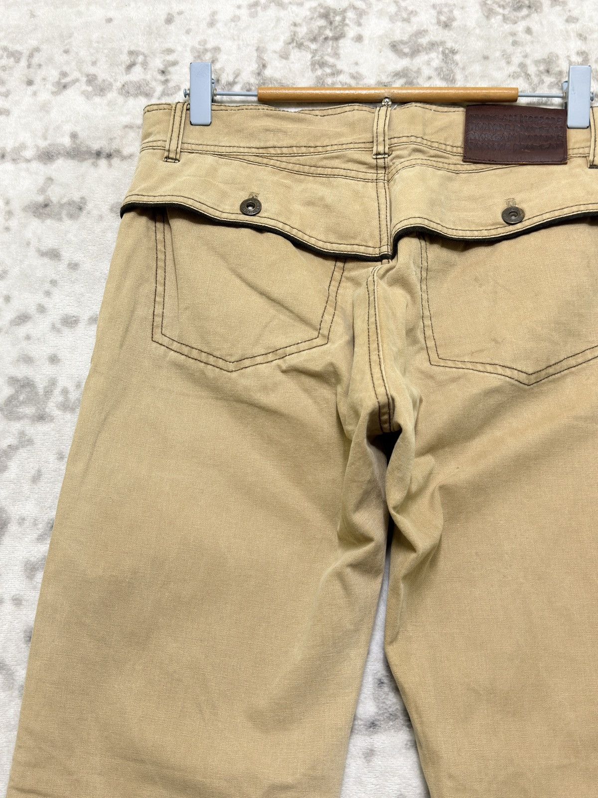 Morgan Homme Morgan Homme Flare Beige Side Stripe Vintage Slim Bootcut Size US 30 / EU 46 - 10 Thumbnail
