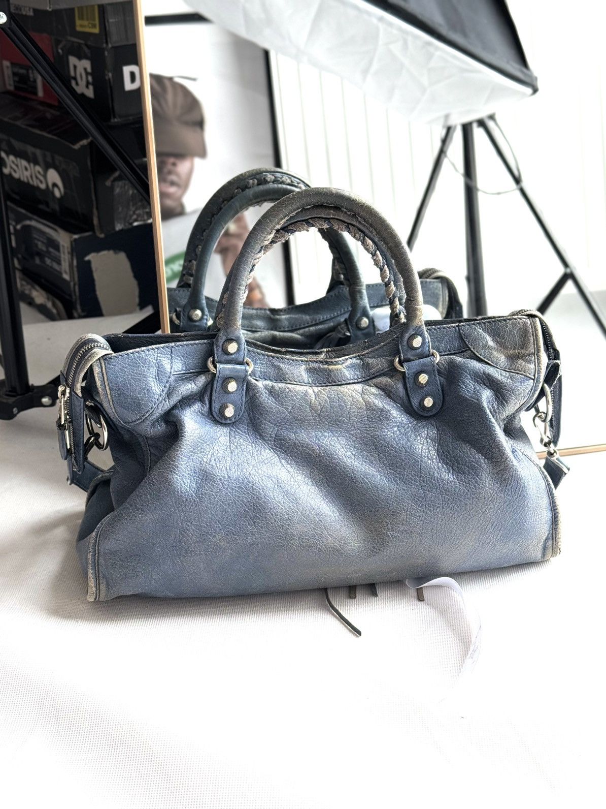 Balenciaga Vintage Balenciaga City Bag Distressed Leather Handbag Size ONE SIZE - 7 Thumbnail