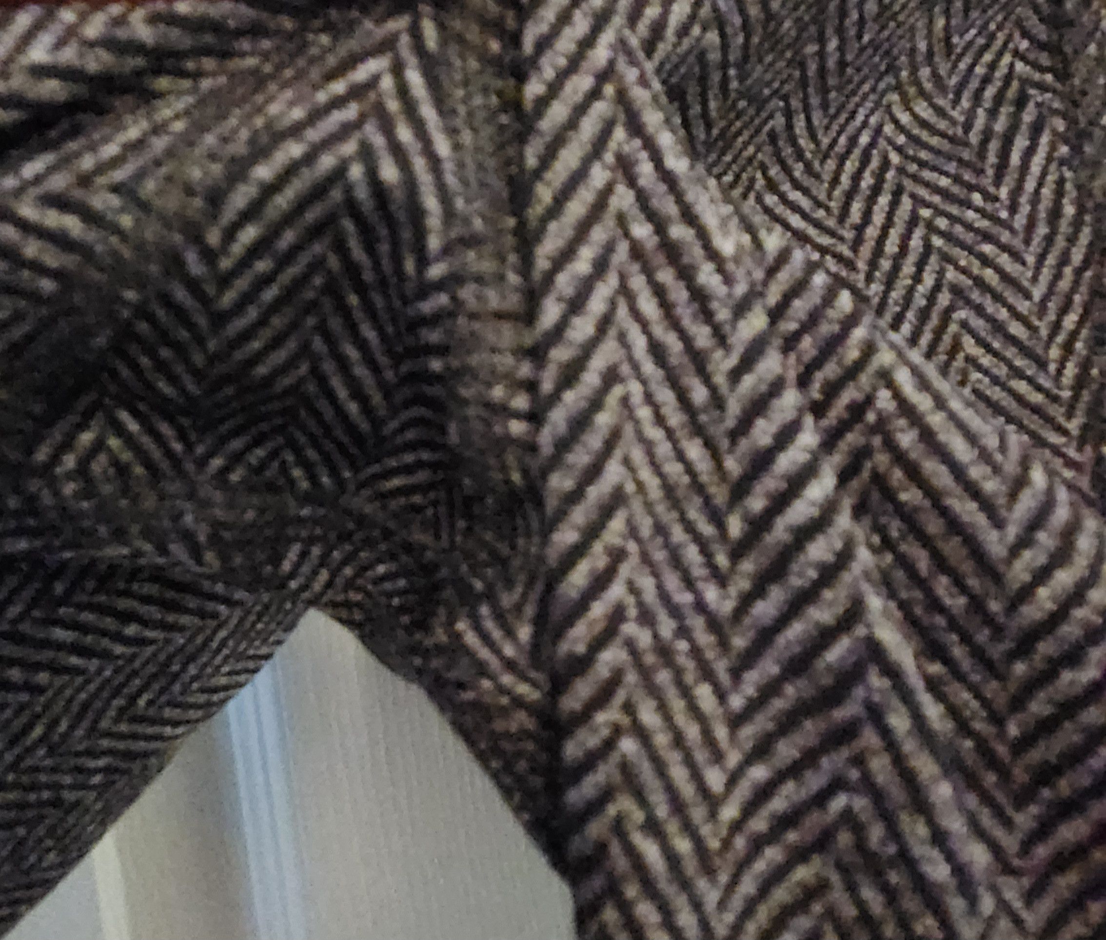 Lululemon Lululemon Herringbone Gray Black Cropped Leggings Size 4 Size 27" / US 4 / IT 40 - 4 Thumbnail