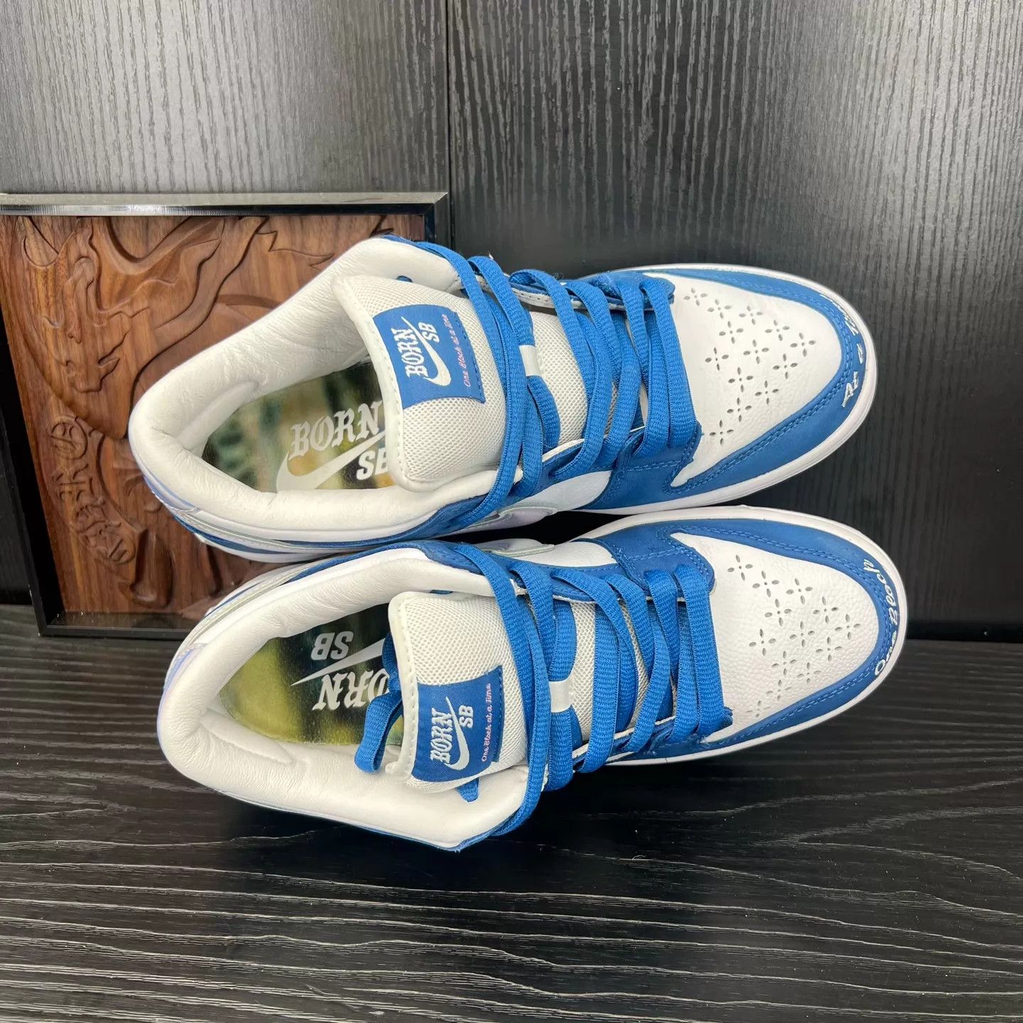 Nike Nike Dunk SB Bron Blue White Size 41 New Size US 8 / EU 41 - 7 Thumbnail