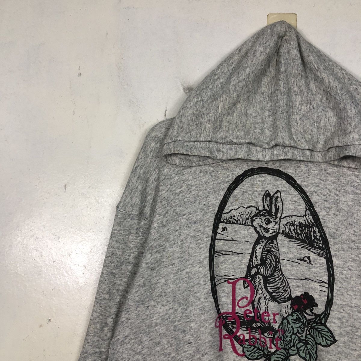 Japanese Brand 📌Hoodie Pull Over Cartoon Beatrix Potter Peter Rabbit Logo Size US M / EU 48-50 / 2 - 9 Thumbnail