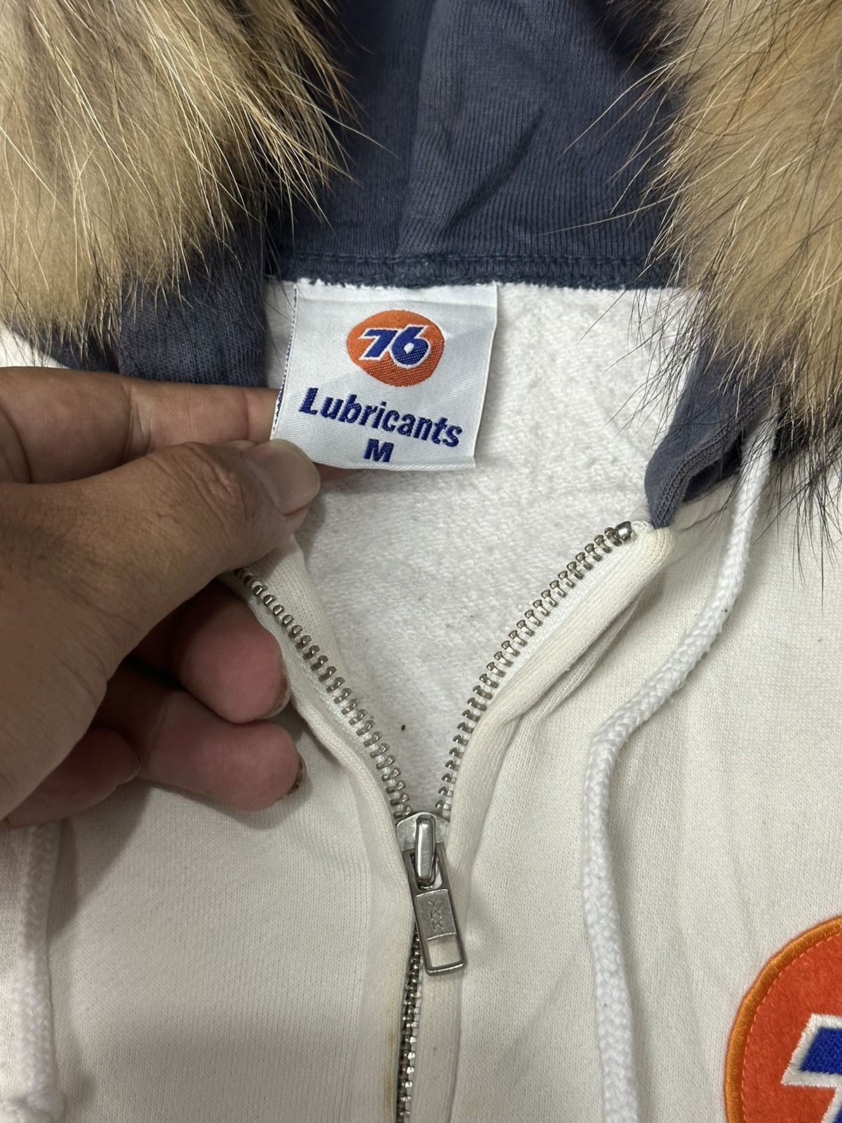 Hysteric Glamour Faux Fur Hoodie Union 76 Lubricant Ifsix Lgb Styled Size US M / EU 48-50 / 2 - 9 Thumbnail