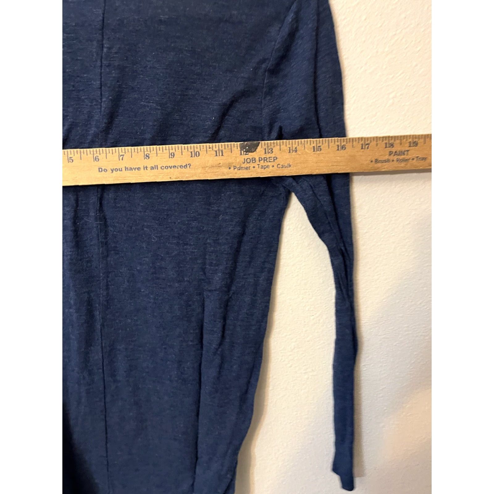 Loft VINTAGE LOFT Women Sweater Long Sleeve V-Neck T-Shirt S Light Blue Solid Casual Size S / US 4 / IT 40 - 5 Thumbnail