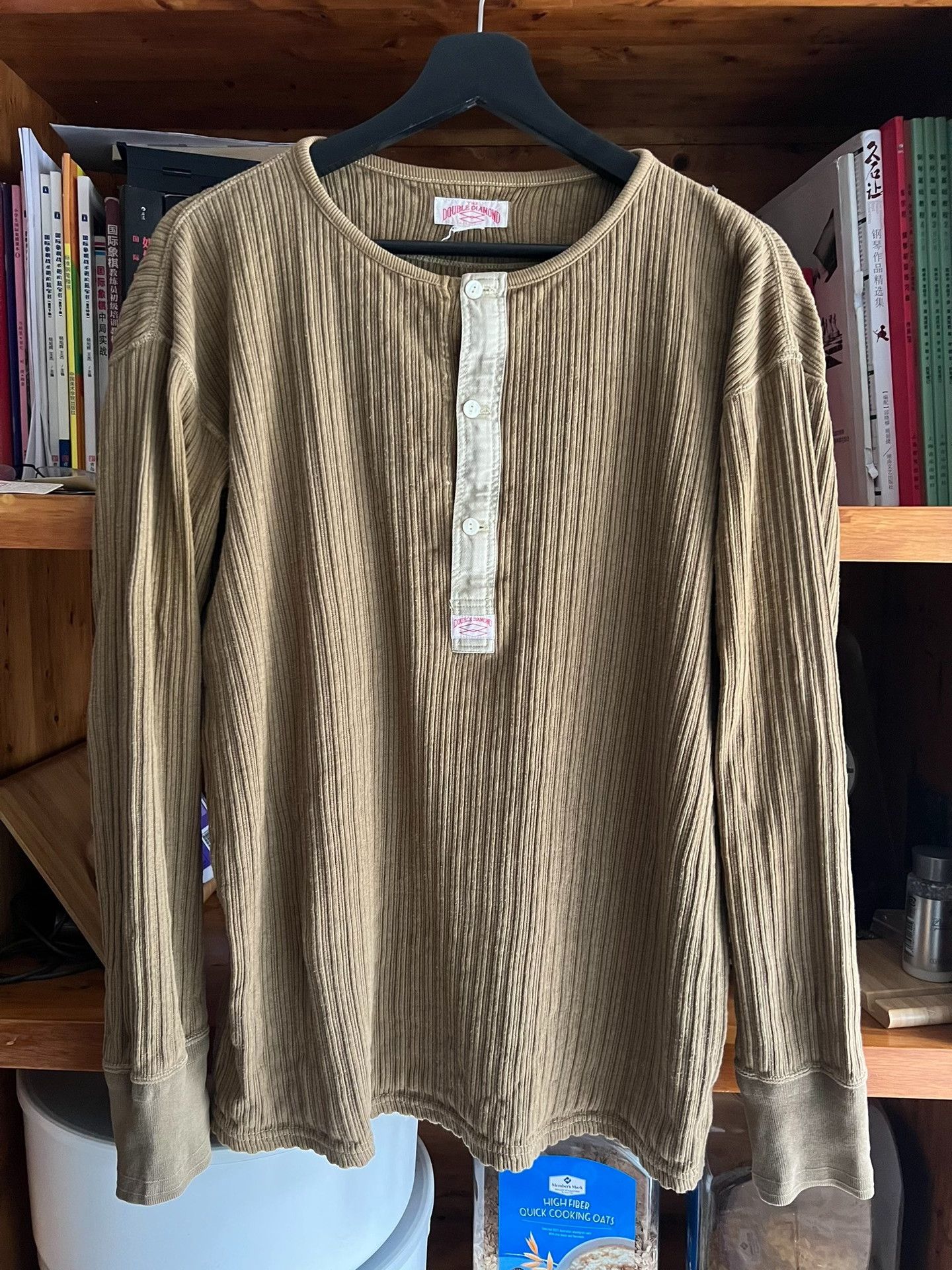 The Real McCoy's The Real McCoy Vintage Henley Long-Sleeve T Size US XXS / EU 40 - 1 Thumbnail