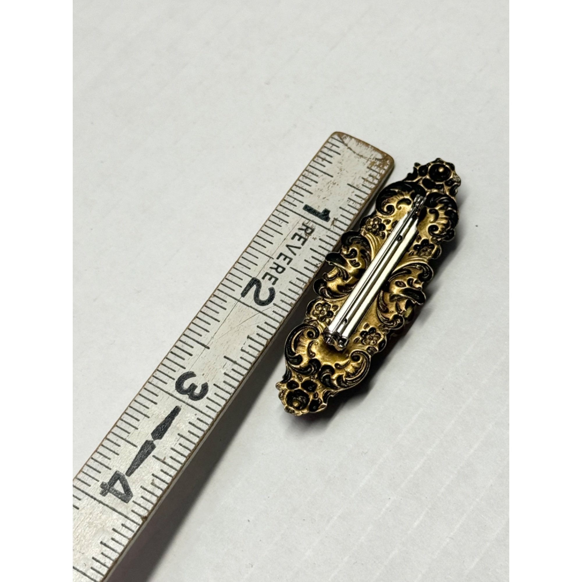 Vintage Vintage pink floral brooch pin Size ONE SIZE - 6 Thumbnail
