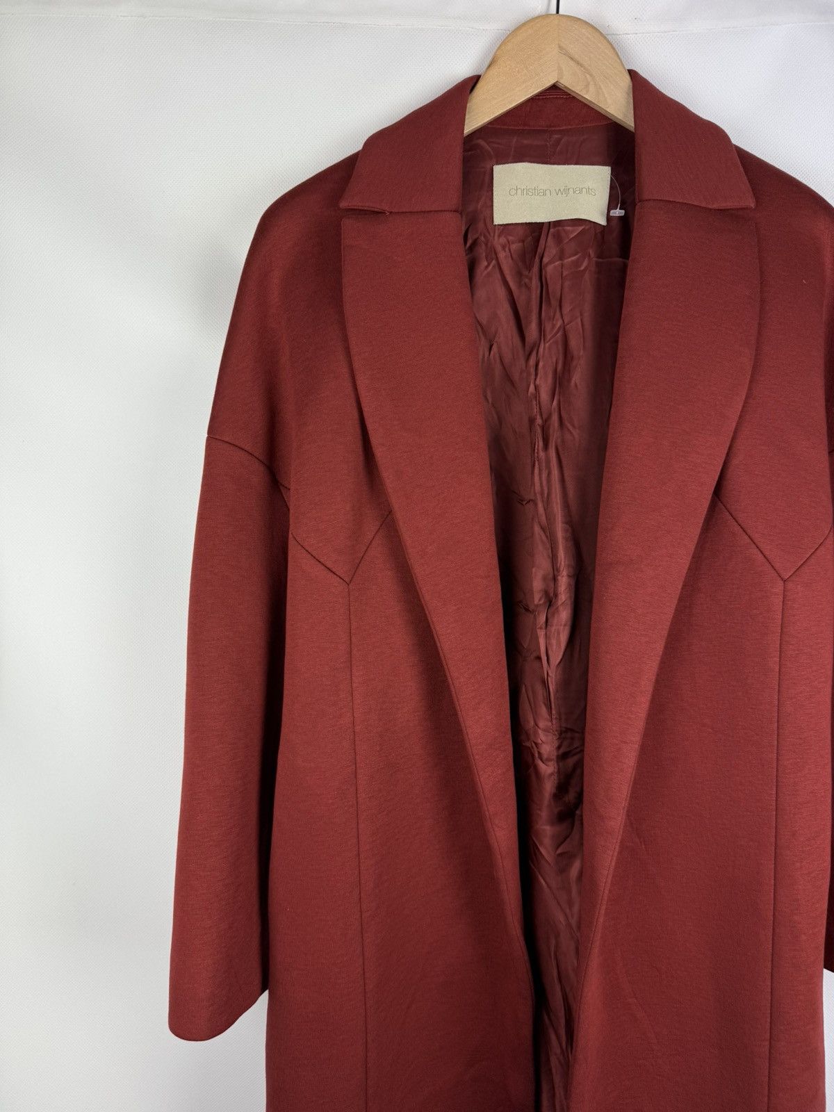 Christian Wijnants × Designer Christian Wijnants Ladies Belted Viscose Coat Jacket Size 40 Size M / US 6-8 / IT 42-44 - 4 Thumbnail