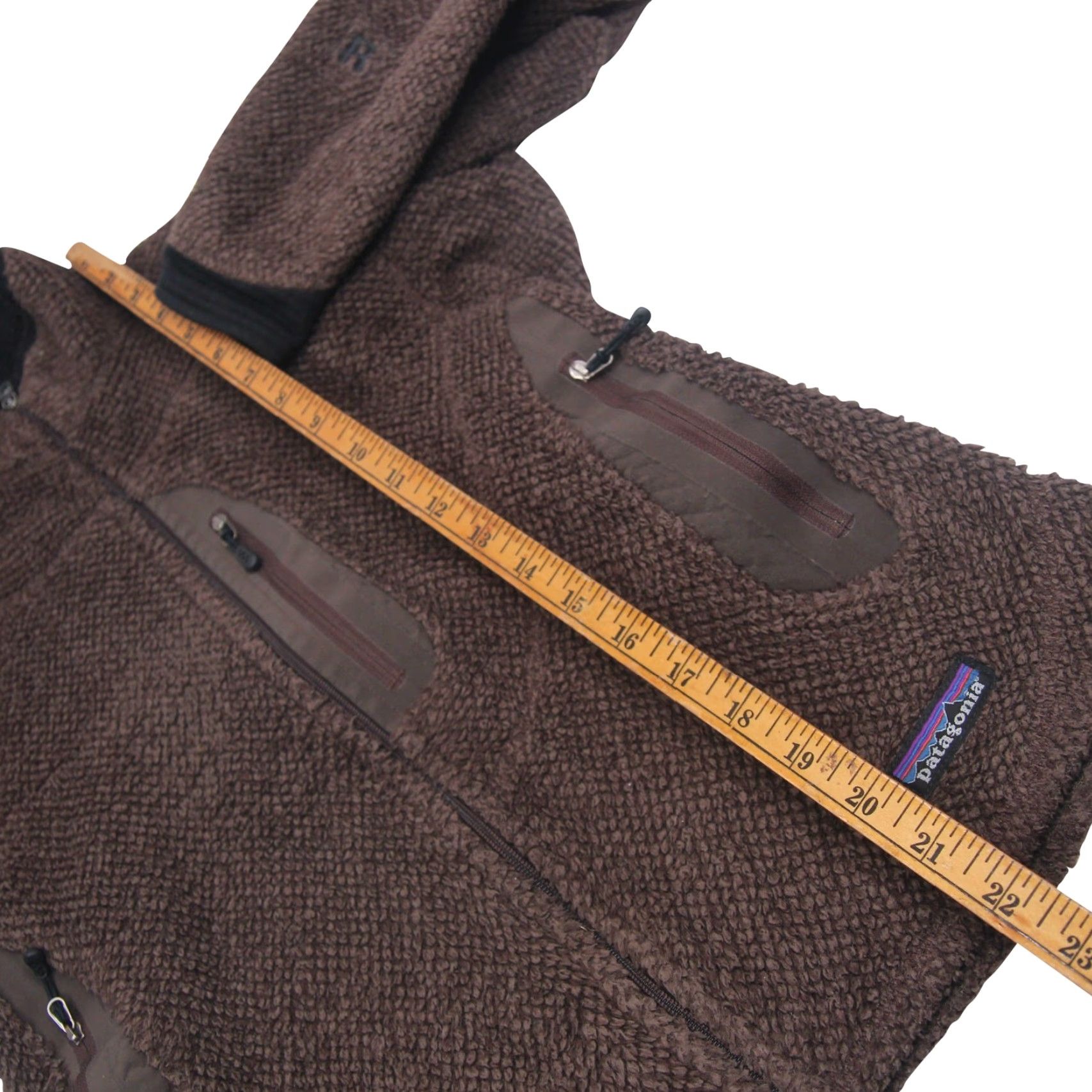 Patagonia VINTAGE Patagonia Rhythm Fleece Deep Pile Jacket Brown Womens Small XS Regular 8+/10 Size XS / US 0-2 / IT 36-38 - 7 Thumbnail
