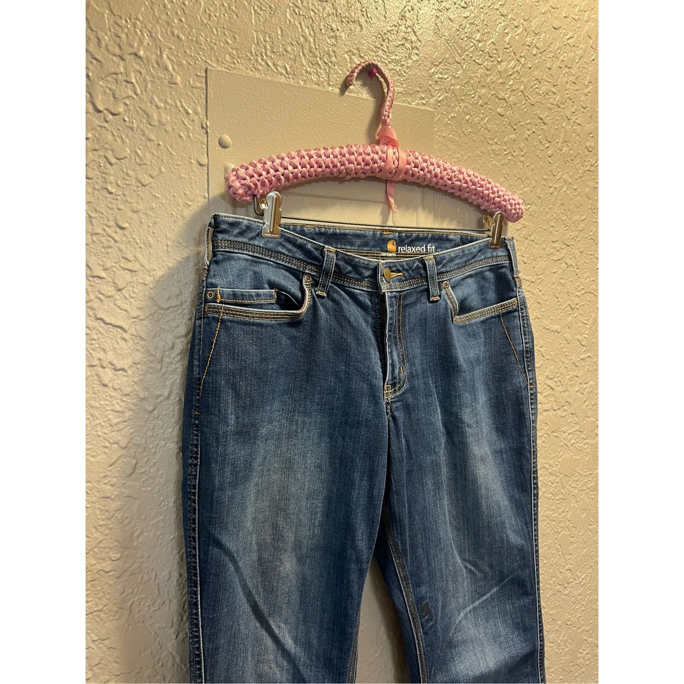 Carhartt Carhartt Relaxed Fit Woman’s Blue Jeans Size 10 Tall - See P Size 32" / US 10 / IT 46 - 6 Thumbnail