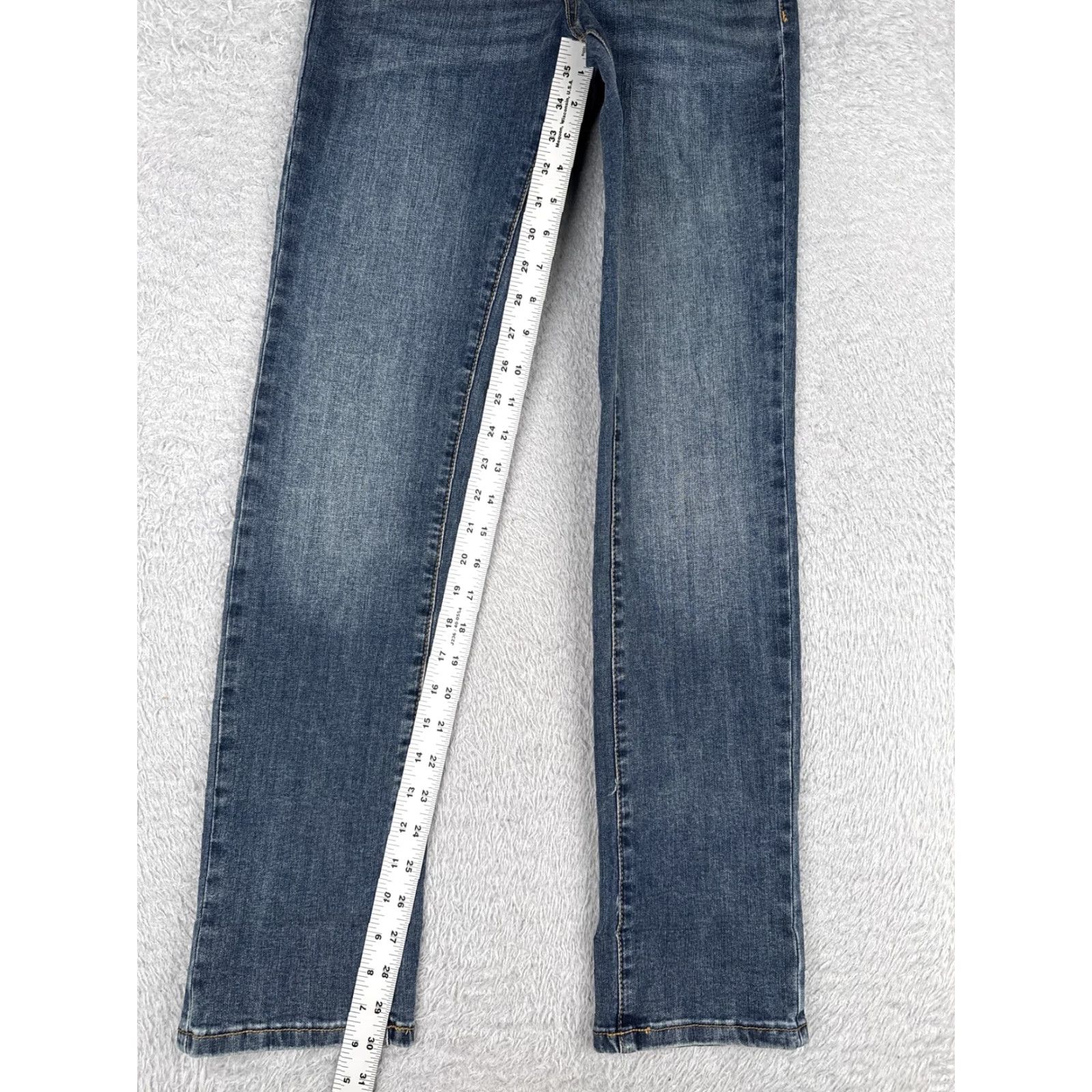 Denime FDJ French Dressing Jeans Womens 2 Blue Elastic Waist Slim Stretch Denim Pull On Size 26" / US 2 / IT 38 - 7 Thumbnail