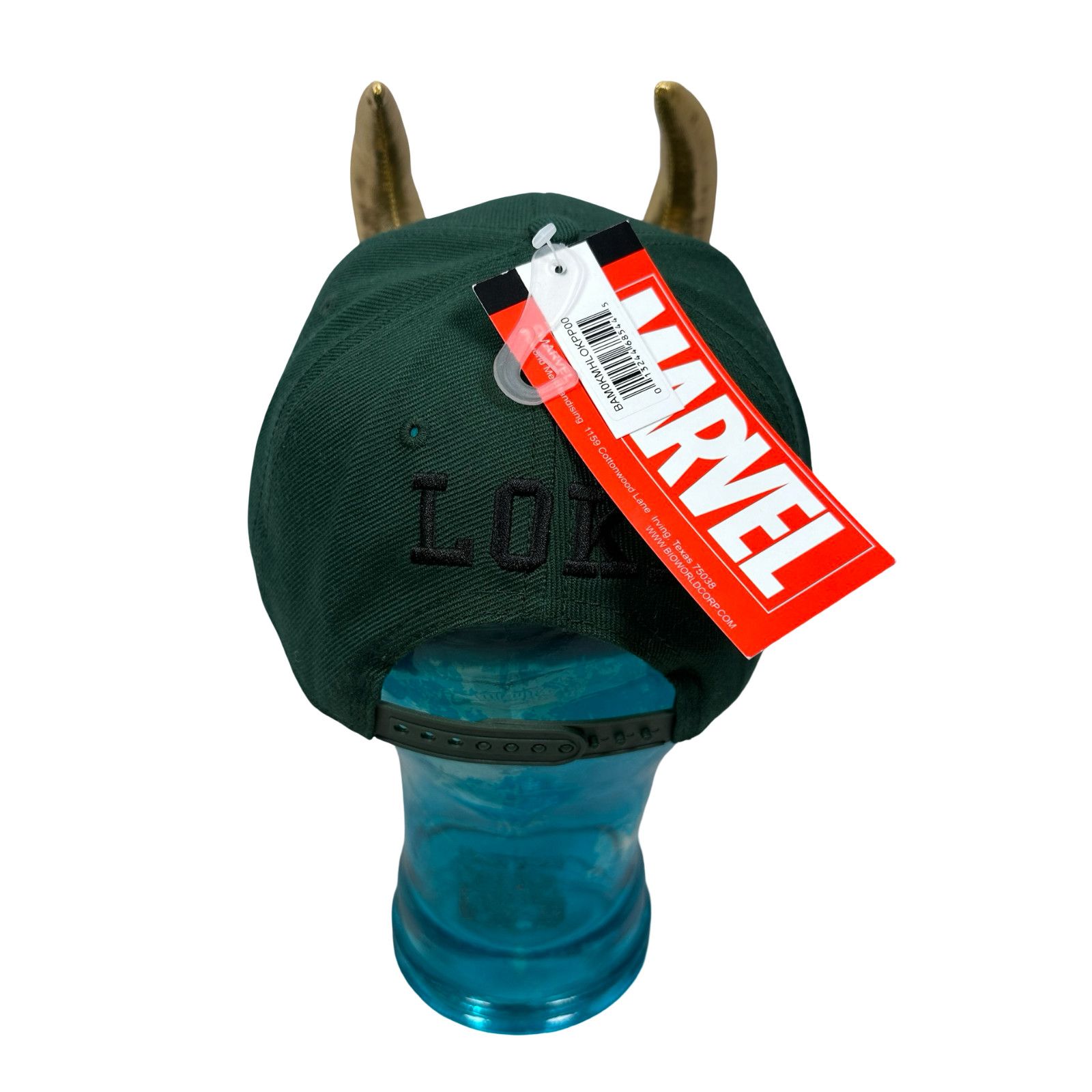 Other Marvel Loki Cosplay Snapback Hat Cap Men One Size Green NWT Size ONE SIZE - 3 Thumbnail