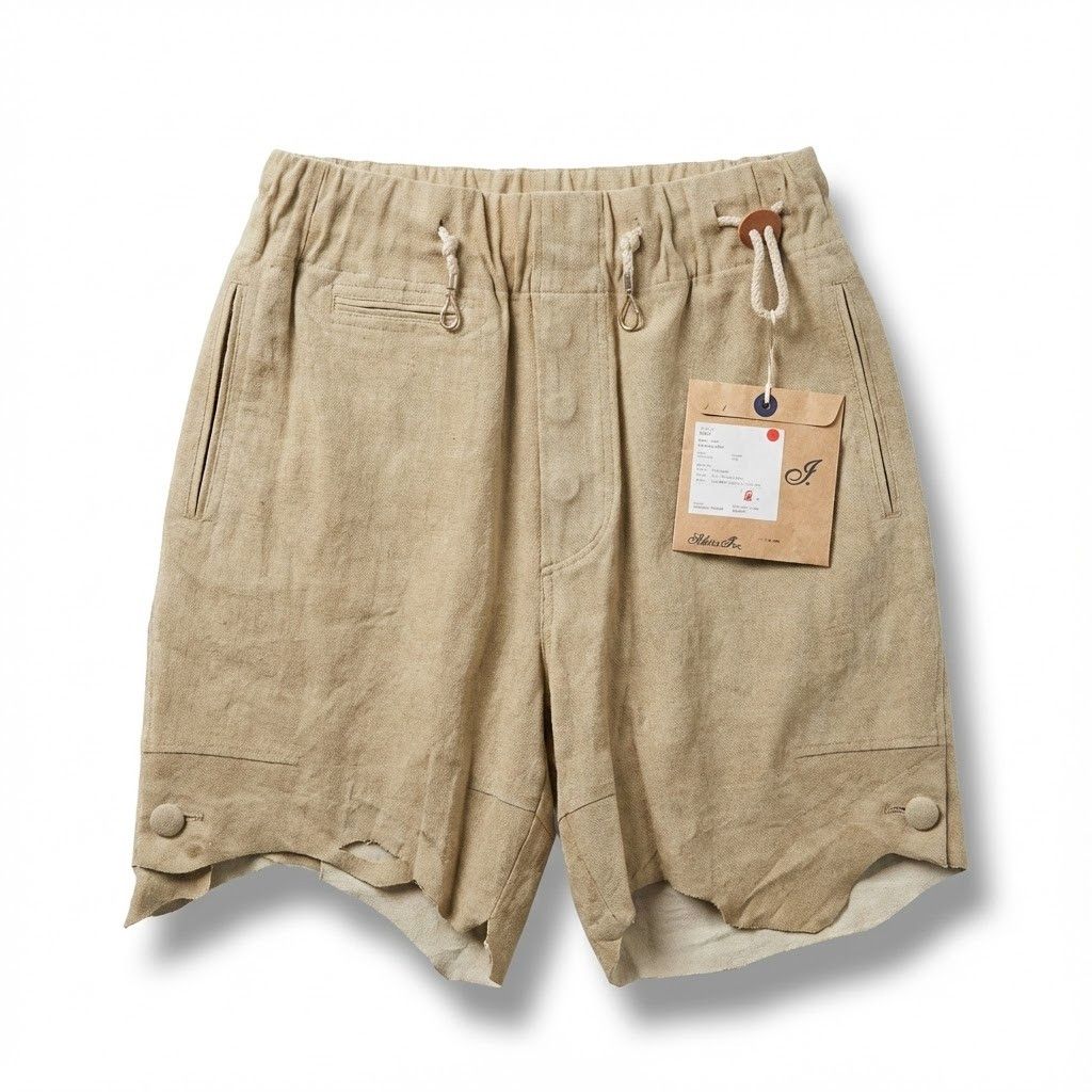 Takahiromiyashita The Soloist. rough out suede shorts beige Size US 30 / EU 46 - 1 Thumbnail