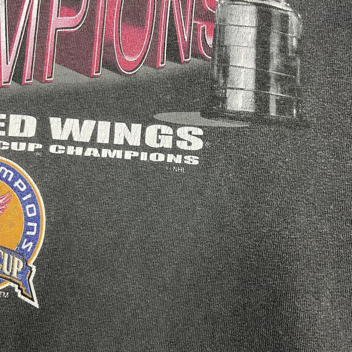 Gildan × NHL × Vintage 🌚VINTAGE🌚 NHL Stanley Cup Champion 2002 hockey Merch T-Shirt Size US L / EU 52-54 / 3 - 4 Thumbnail