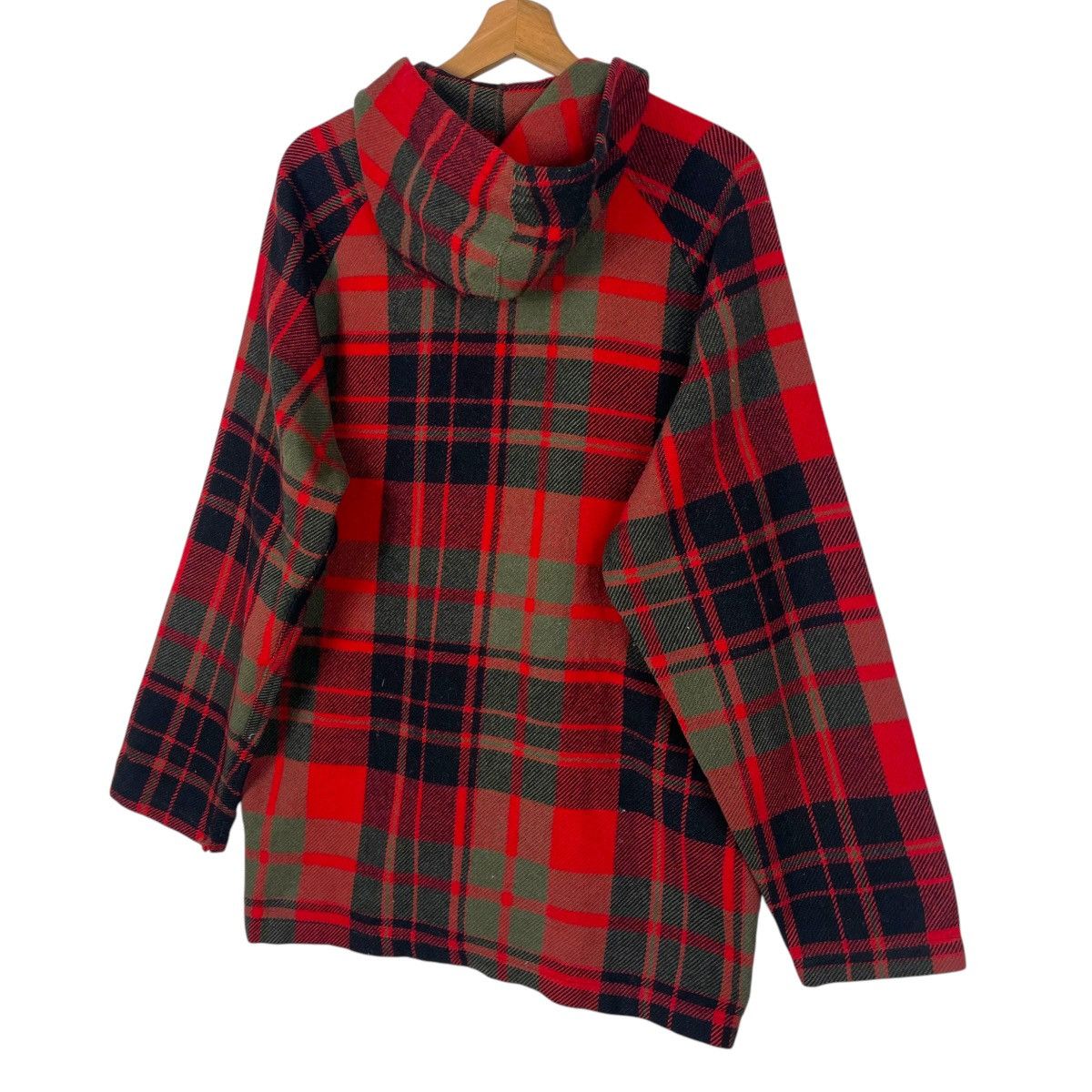 Vintage × Woolrich Woolen Mills 💥60s WOOLRICH USA MADE PLAID CHECKED HOODIE JACKET Size US L / EU 52-54 / 3 - 8 Thumbnail