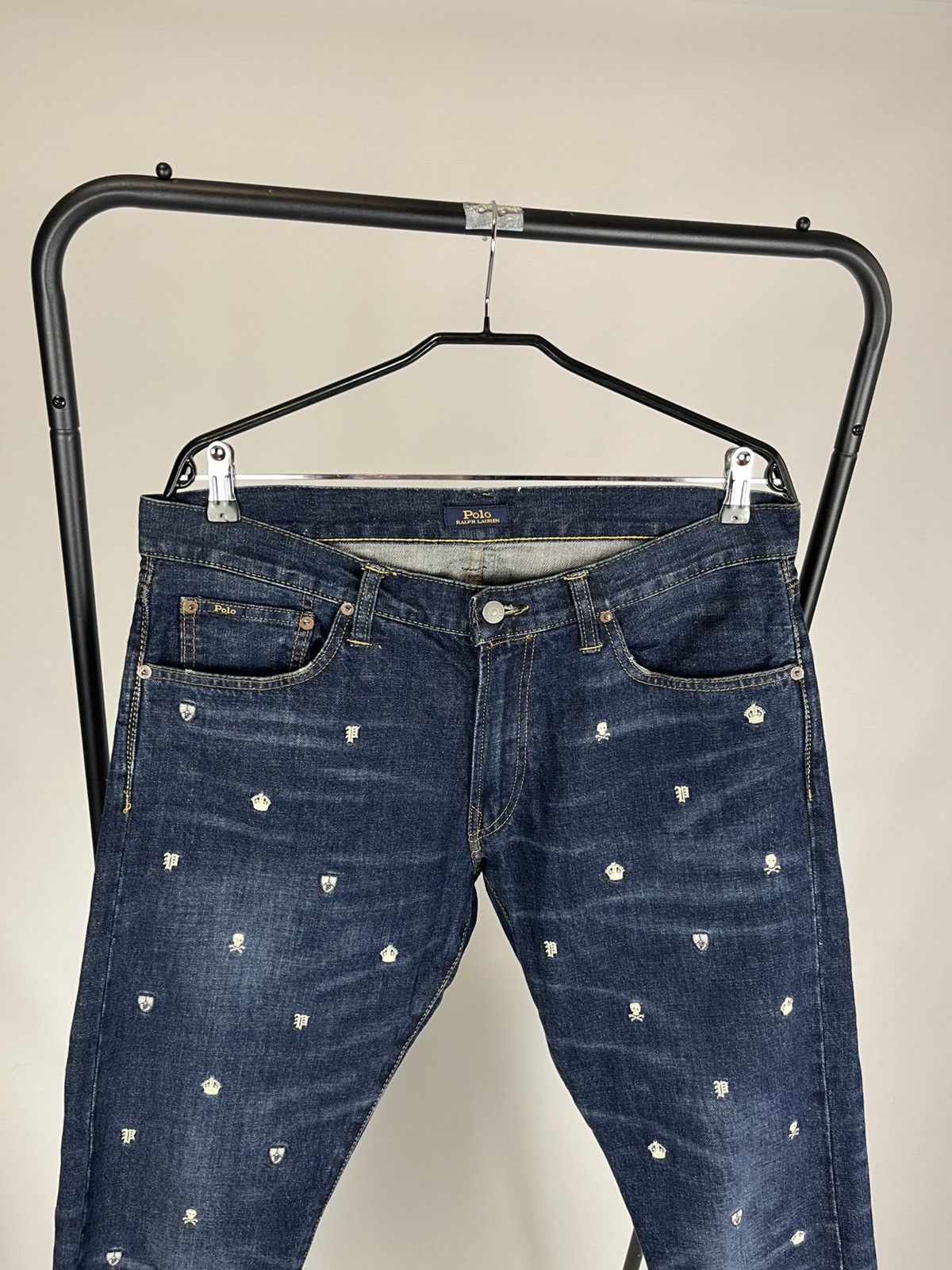 Polo Ralph Lauren Men's Jeans Ralph Lauren Polo sullivan slim embroidered jean Size US 34 / EU 50 - 2 Thumbnail
