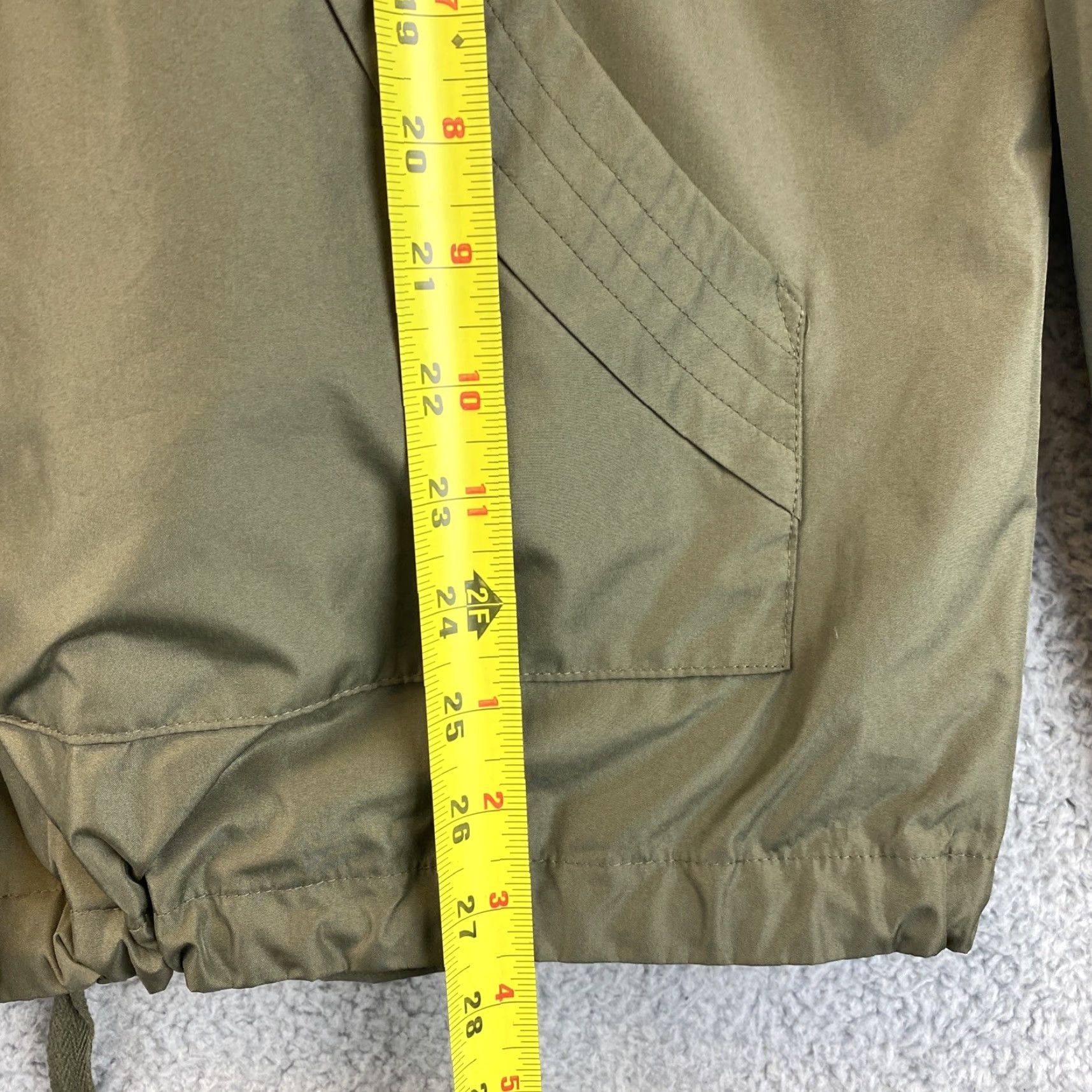 Vintage Fleet Street Coat Womens Green Detachable Hooded 50-23 XL Regular Short Softshell Jacket Zipper Fall Size XL / US 12-14 / IT 48-50 - 5 Thumbnail