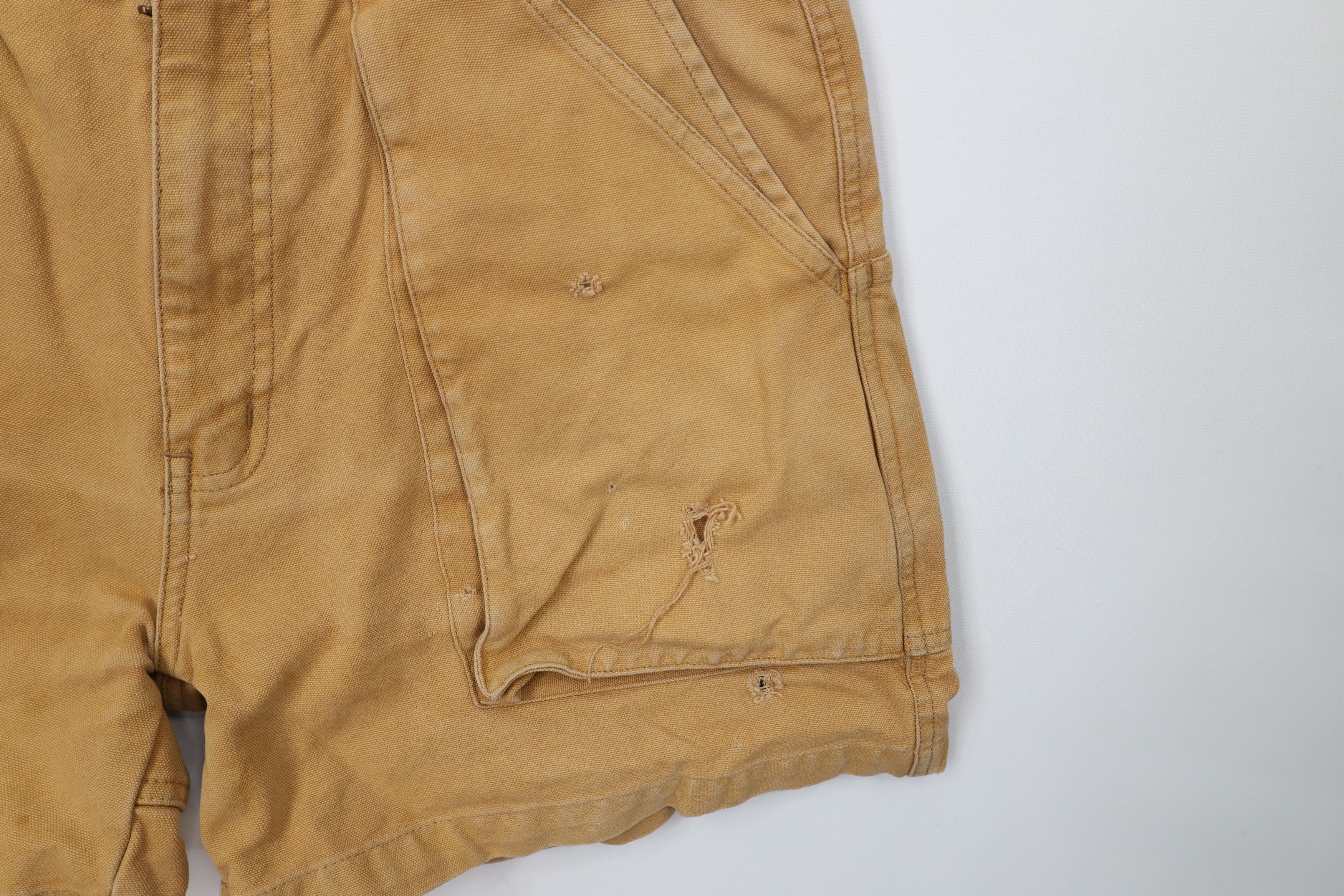 Vintage Vintage 90s Streetwear Big Pocket Above Knee Canvas Shorts Size US 32 / EU 48 - 5 Thumbnail
