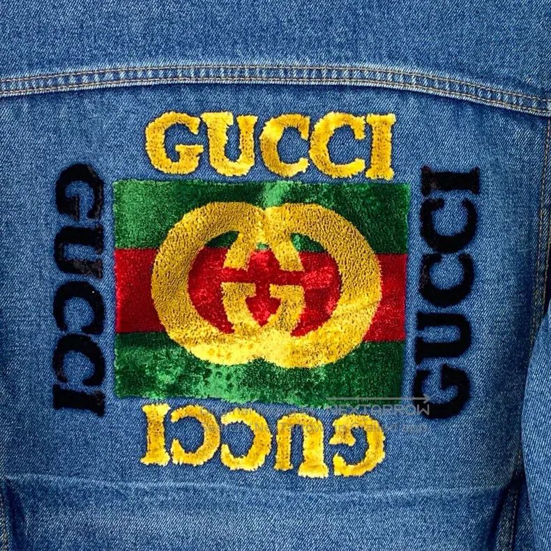 Gucci Gucci Blue logo letter logo plush cotton lapel single-brea Size US M / EU 48-50 / 2 - 5 Thumbnail