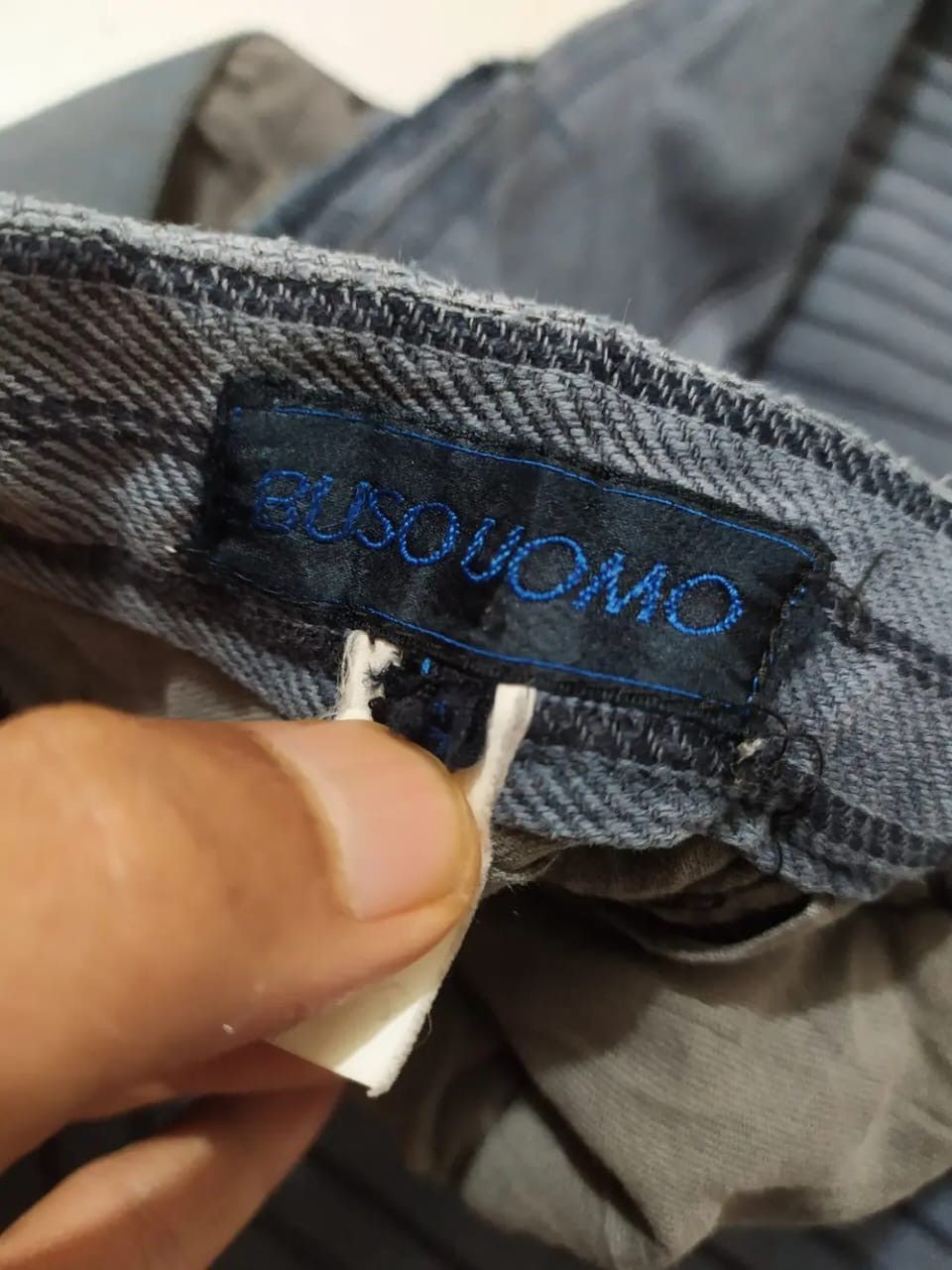 Japanese Brand Buso Uomo Nice Design Mid Button Stripe Pants Size US 27 - 9 Thumbnail