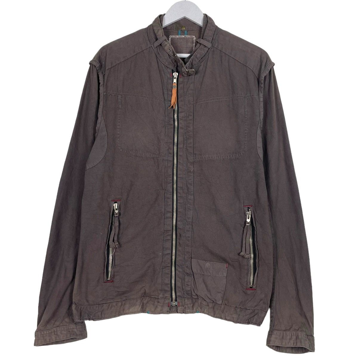 💥BALL SUNFADED MOTO BIKER JACKET