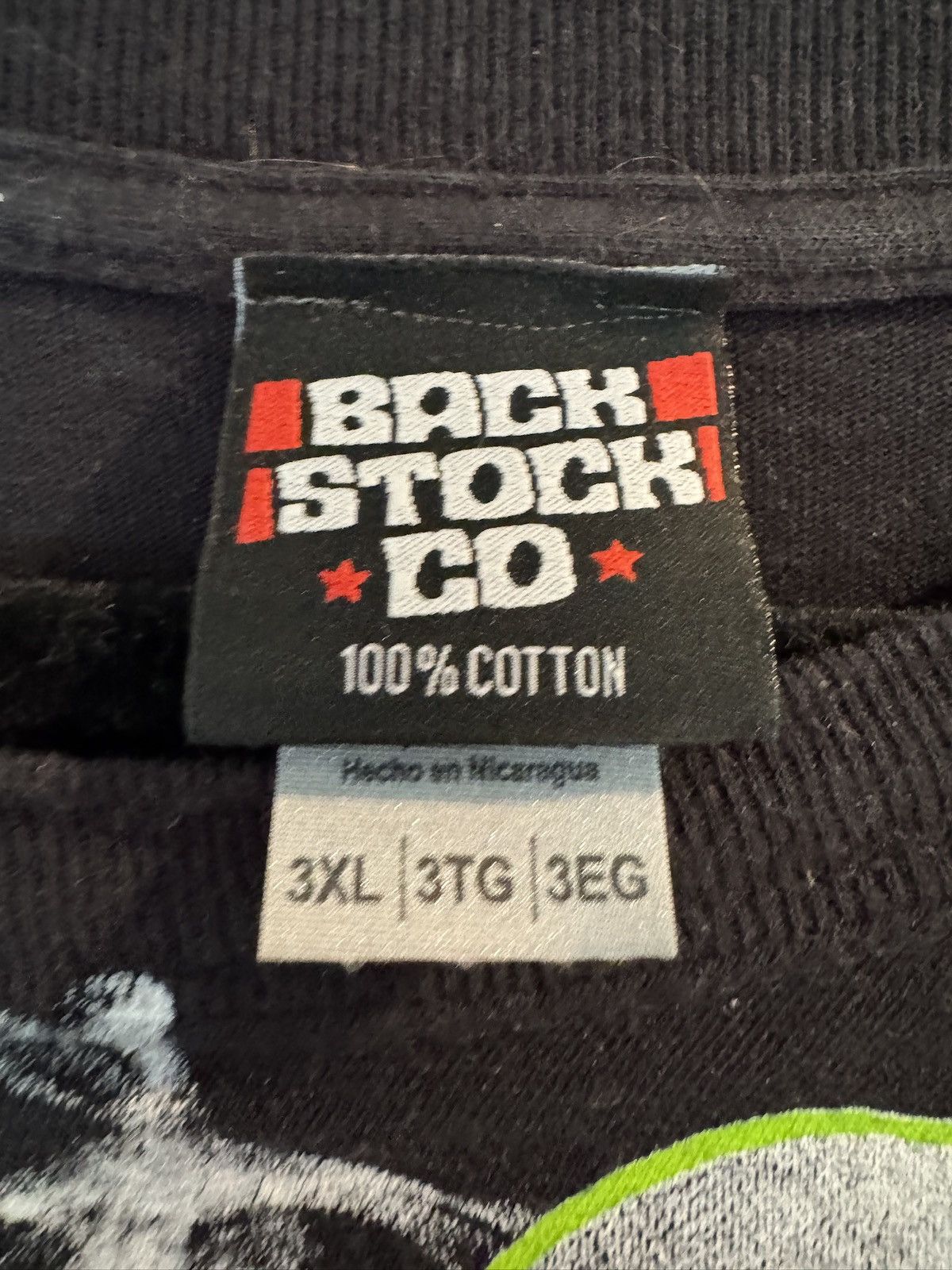 Vintage BACKSTOCK CO - UP IN SMOKE TOUR BOOTLEG TEE Size US XXL / EU 58 / 5 - 4 Thumbnail