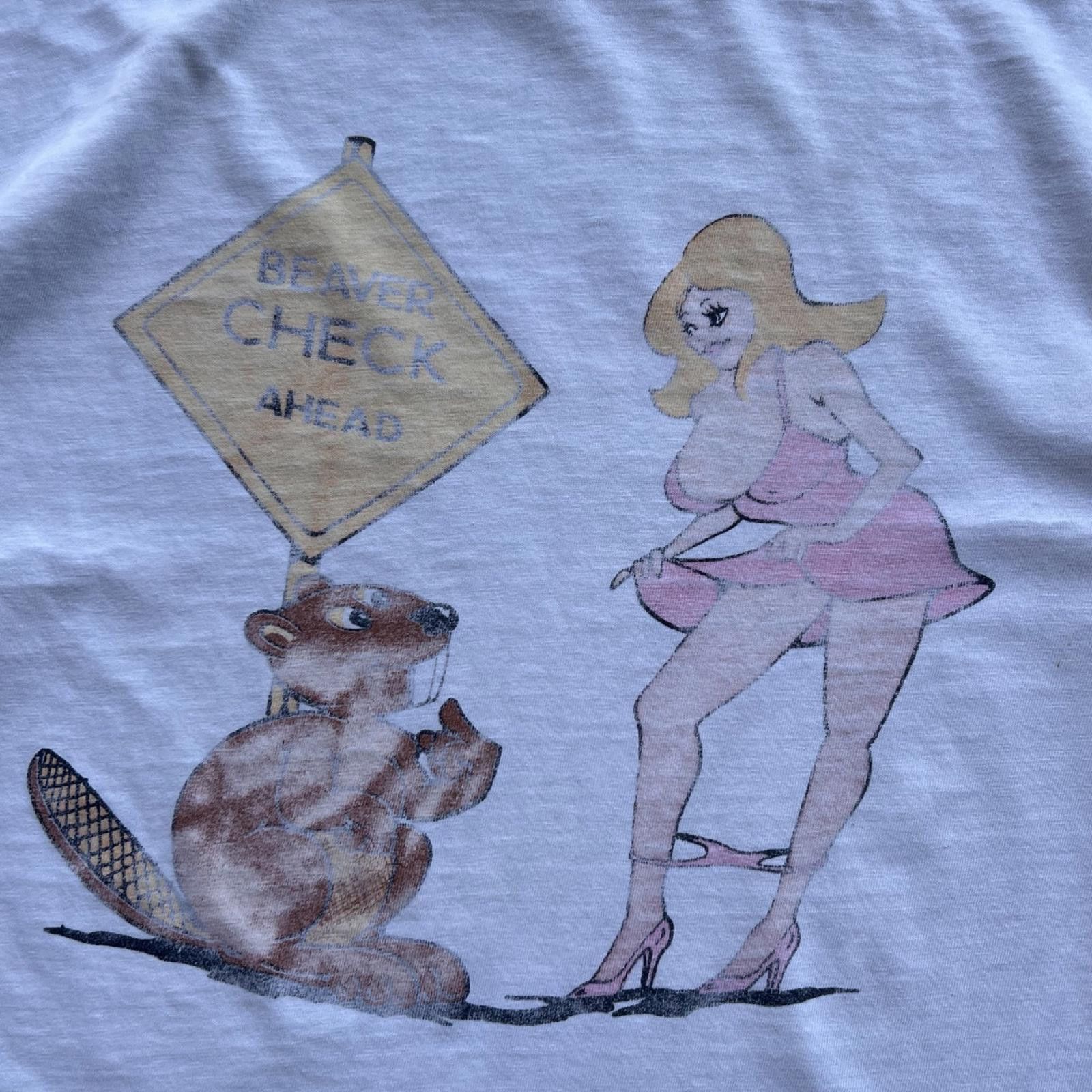 Hanes Vintage 90s TinkerToy Racing Tee Size US XL / EU 56 / 4 - 4 Thumbnail