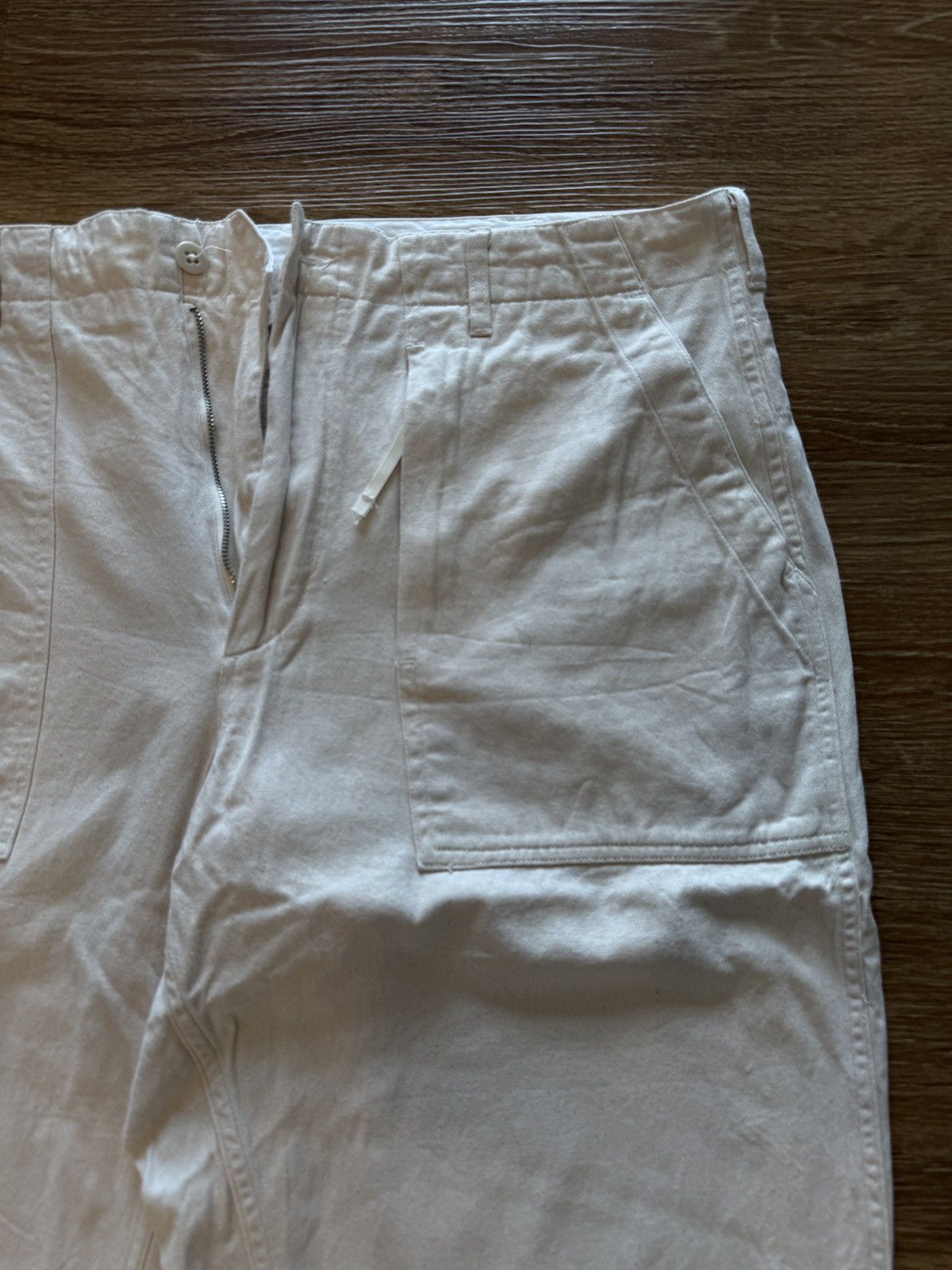 Engineered Garments Engineered Garments Cream Fatigue pants Size US 38 / EU 54 - 2 Thumbnail