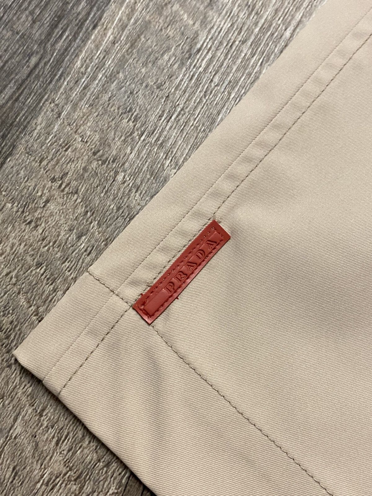 Prada Prada Linea Rossa Trousers Khaki Pants Red Tab Rare Size US 26 / EU 42 - 2 Thumbnail