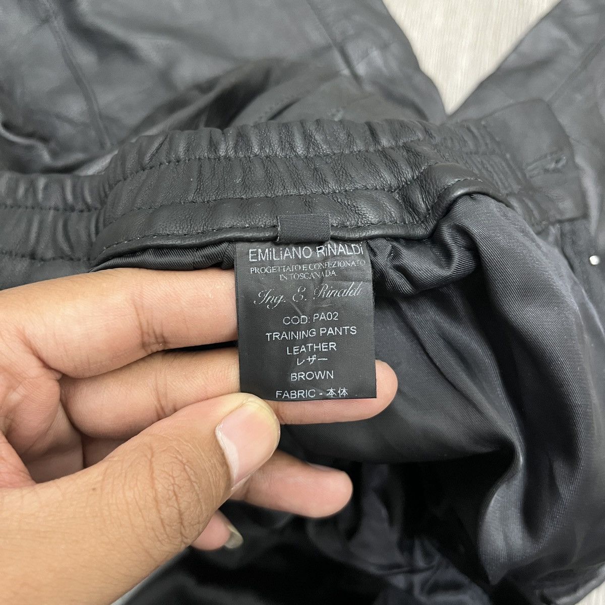 Beams Plus International Galley Beams Emiliano Rinaldi Leather Pant 🟥 Size US 26 / EU 42 - 18 Thumbnail