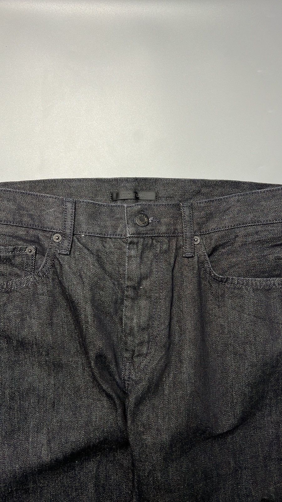 Helmut Lang 2020 Helmut Lang x Uniqlo Black Denim Size US 31 - 2 Thumbnail