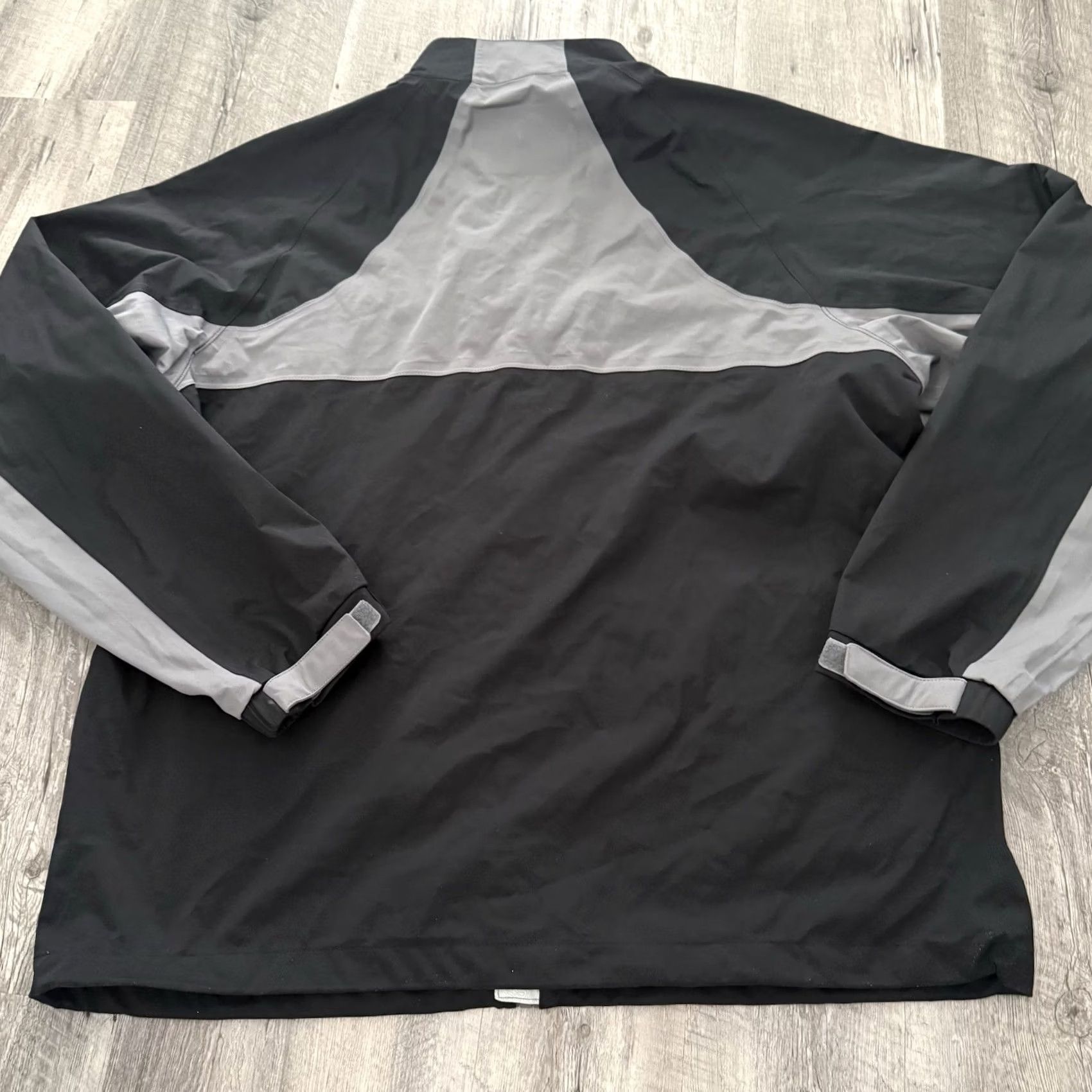 Vintage Walter Hagen Golf Jacket Men XL Black Gray Hydro Halt Full Zip Windbreaker Rain Size US XL / EU 56 / 4 - 5 Thumbnail