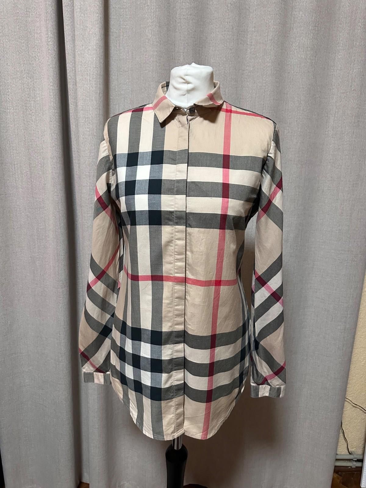 Burberry Burberry Brit Nova Check Button Down Long Sleeve Shirt Sz S Size S / US 4 / IT 40 - 1 Thumbnail