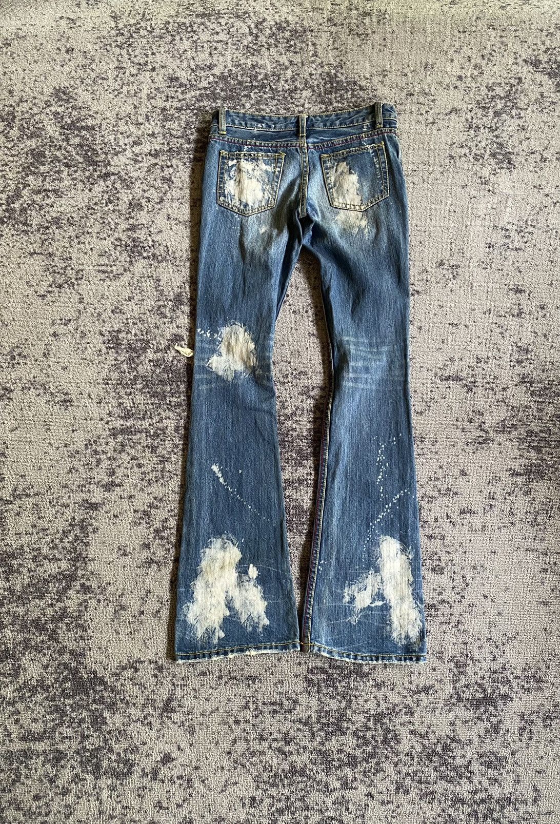 Hysteric Glamour Y2k M3 ifsixwasnine distressed flare jeans Size 28" / US 6 / IT 42 - 2 Thumbnail
