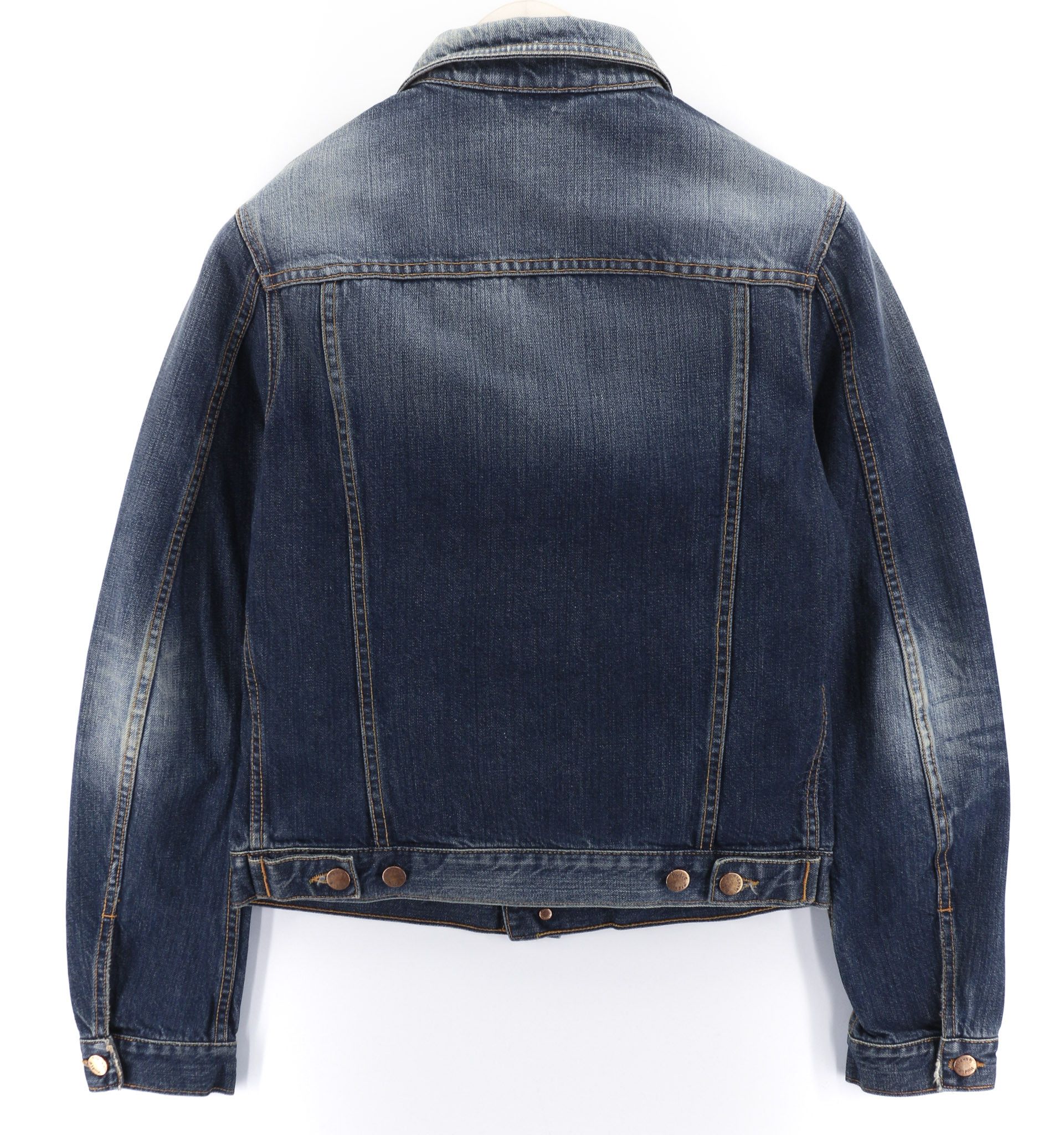 Nudie Jeans TERRY ORG. CONTRAST S Organic Cotton Denim Jacket 80379 Size US S / EU 44-46 / 1 - 2 Thumbnail