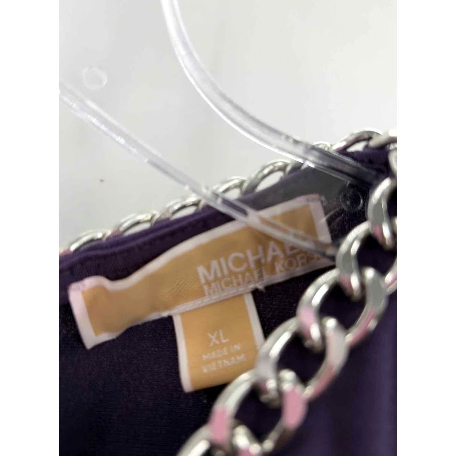 Vintage MICHAEL Michael Kors Plum XL Long Sleeve Blouse Size XL / US 12-14 / IT 48-50 - 2 Thumbnail