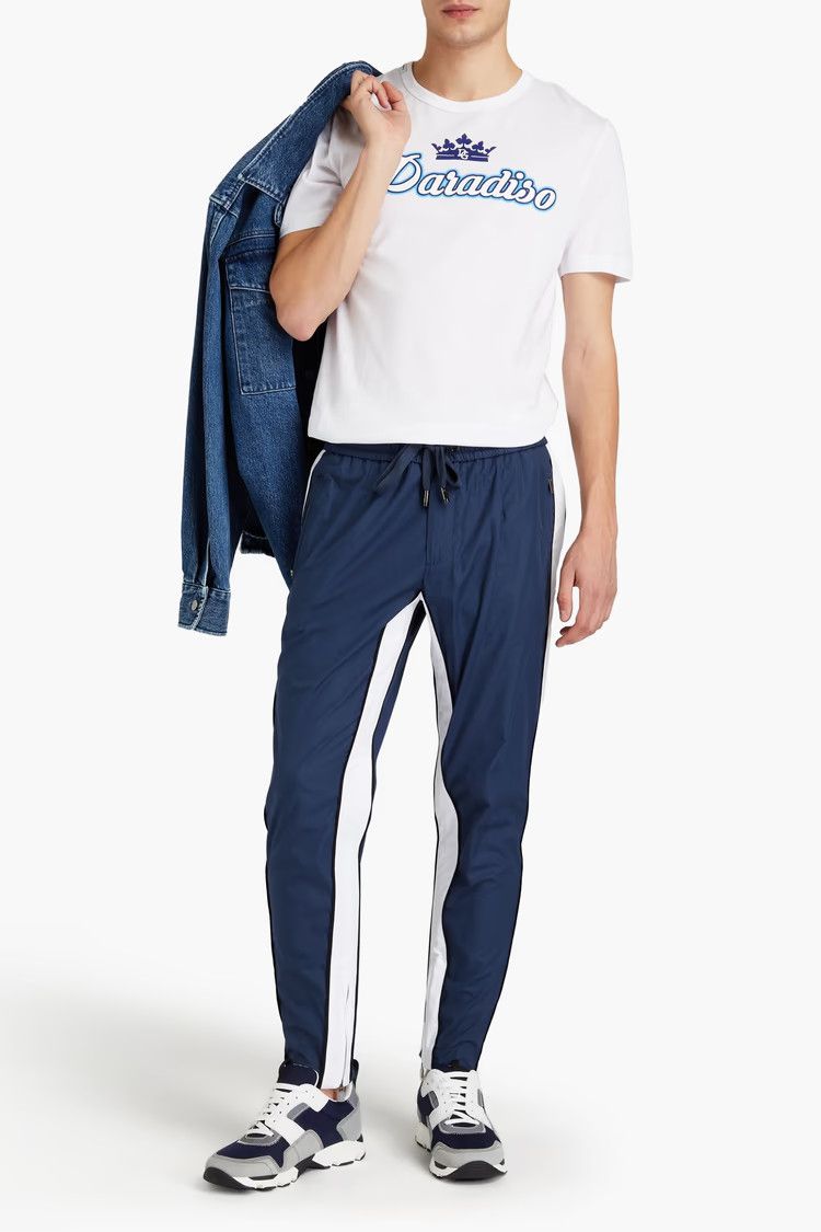Dolce & Gabbana o1y0125 Jogger & Sweatpant in Midnight Blue Size US 38 / EU 54 - 4 Thumbnail