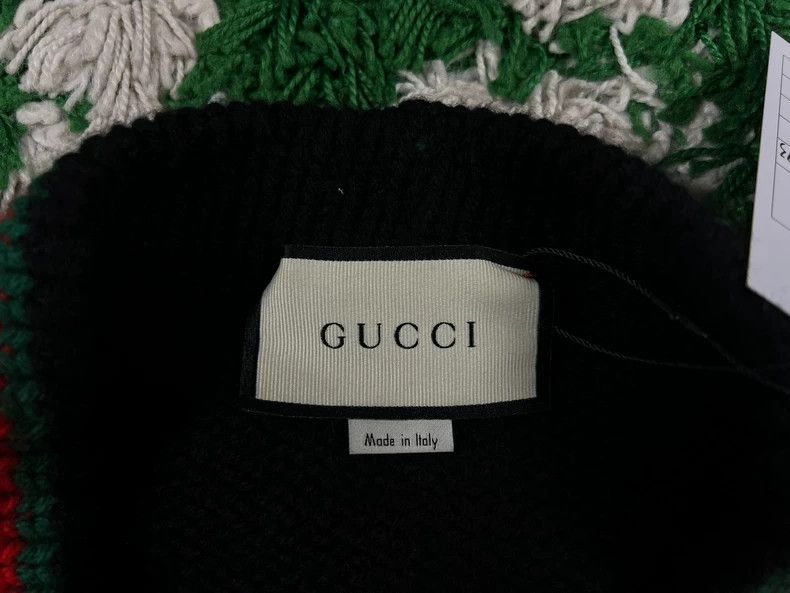 Gucci Gucci Black red and green knitted sweater cardigan jacket 2 Size US M / EU 48-50 / 2 - 4 Thumbnail