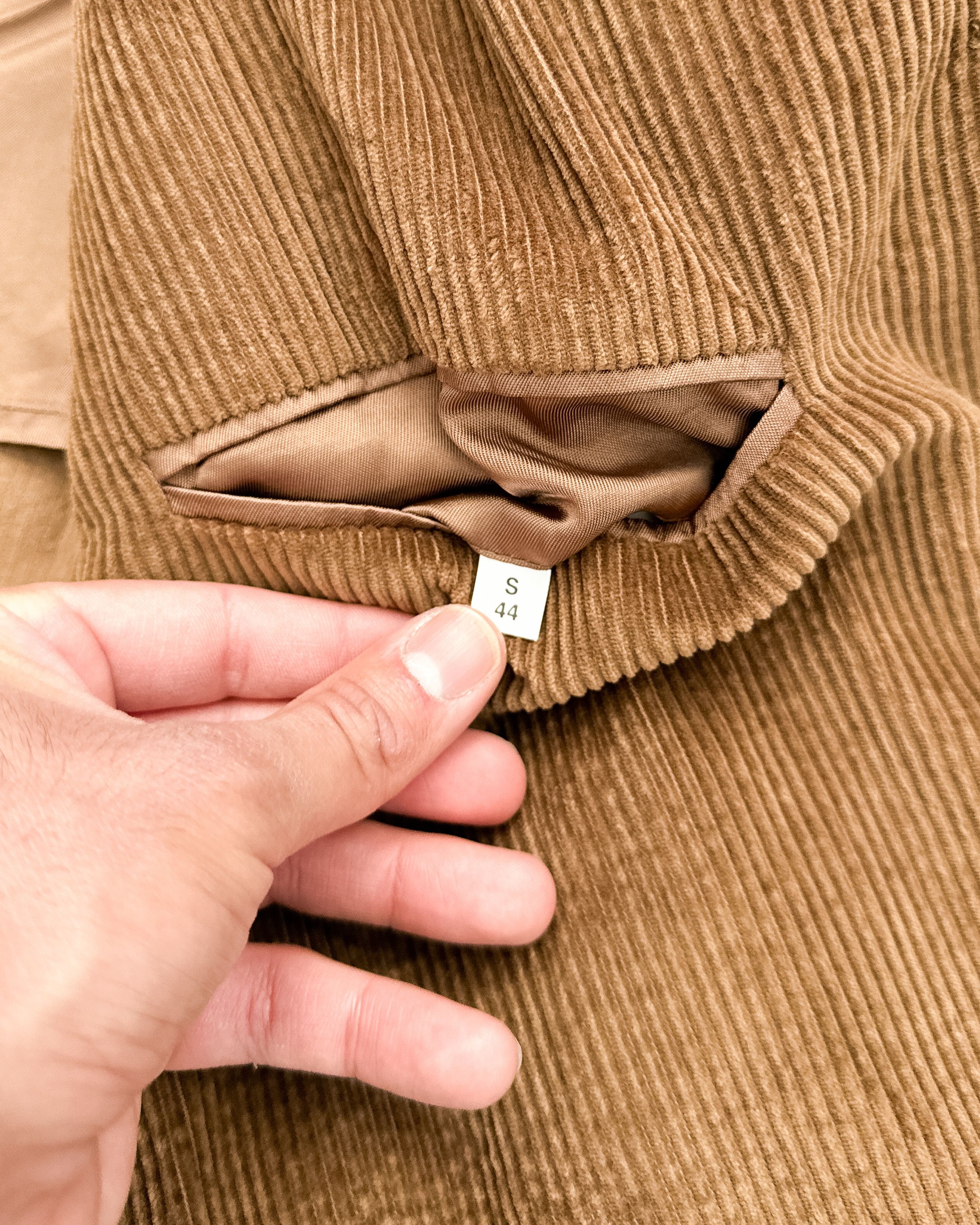 Vintage Vintage 2000s Coconut Grove Corduroy Blazer Brown Men's 44S Size 44S - 7 Thumbnail