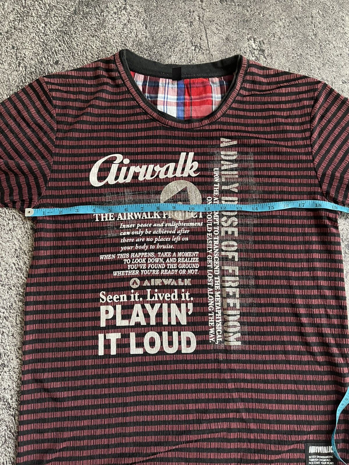 Airwalk Air walk ifsixwasnine y2k stripe tshirt Size US L / EU 52-54 / 3 - 8 Thumbnail