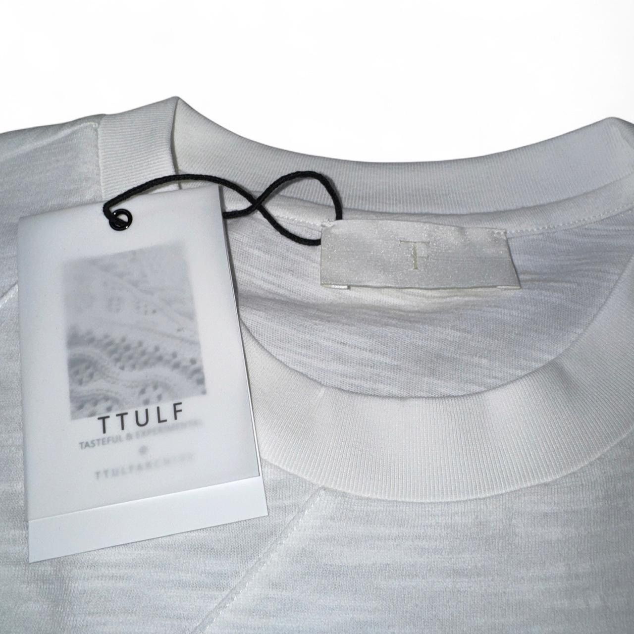 Other TTULF Japan jacquard white cotton t-shirt size L Size US L / EU 52-54 / 3 - 4 Thumbnail