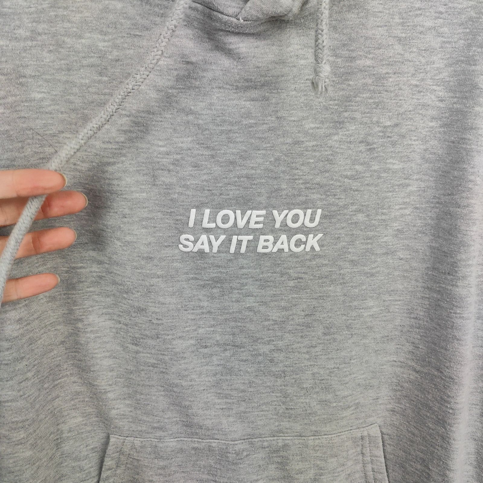 Other Lonely Ghost ILYSIB Hoodie Gray Mens XL Light Gray Heather Size US XL / EU 56 / 4 - 2 Thumbnail