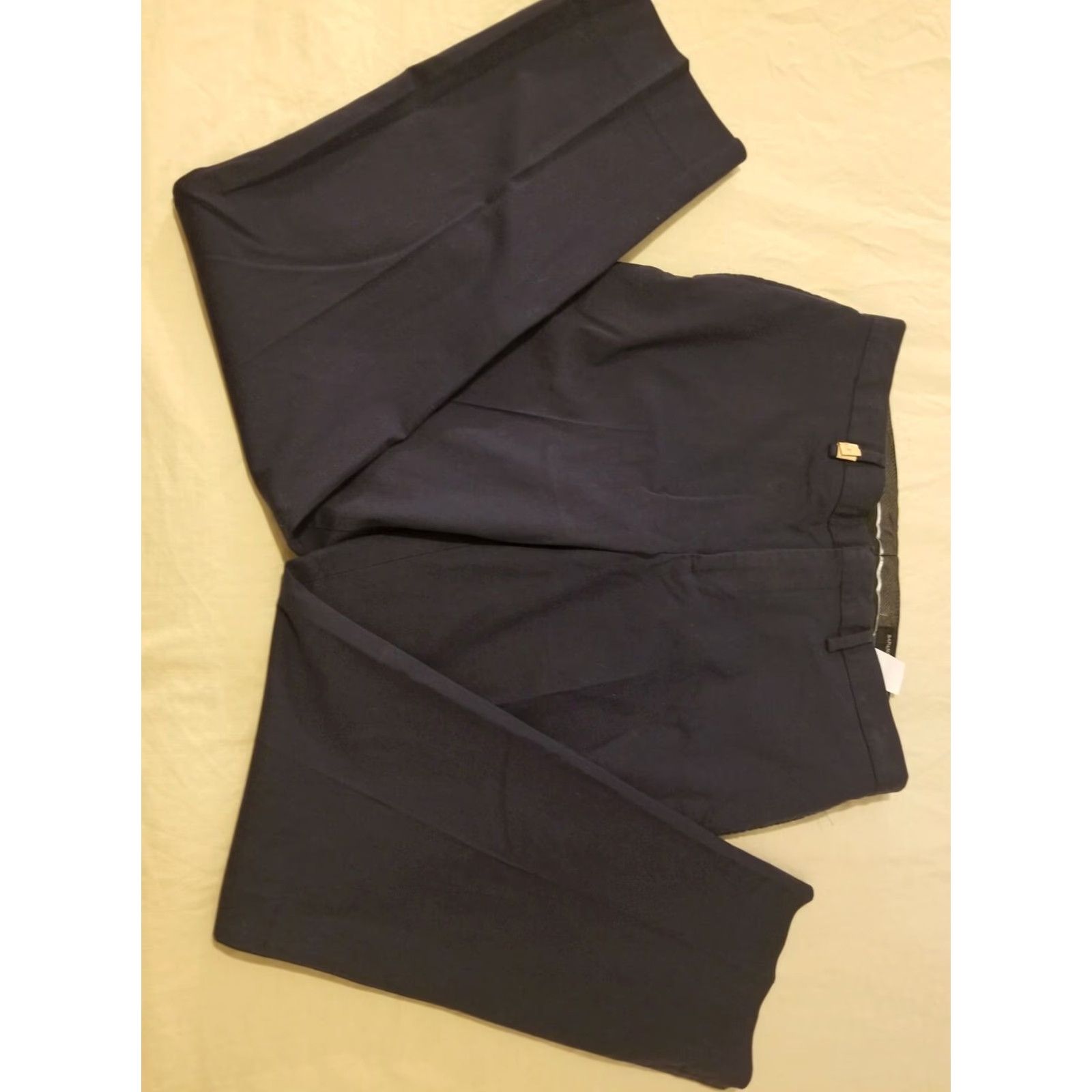 Banana Republic VINTAGE Banana Republic Dress Pants Blue Cotton 33x32 Mens Slacks Chino Trousers Size US 33 - 3 Thumbnail