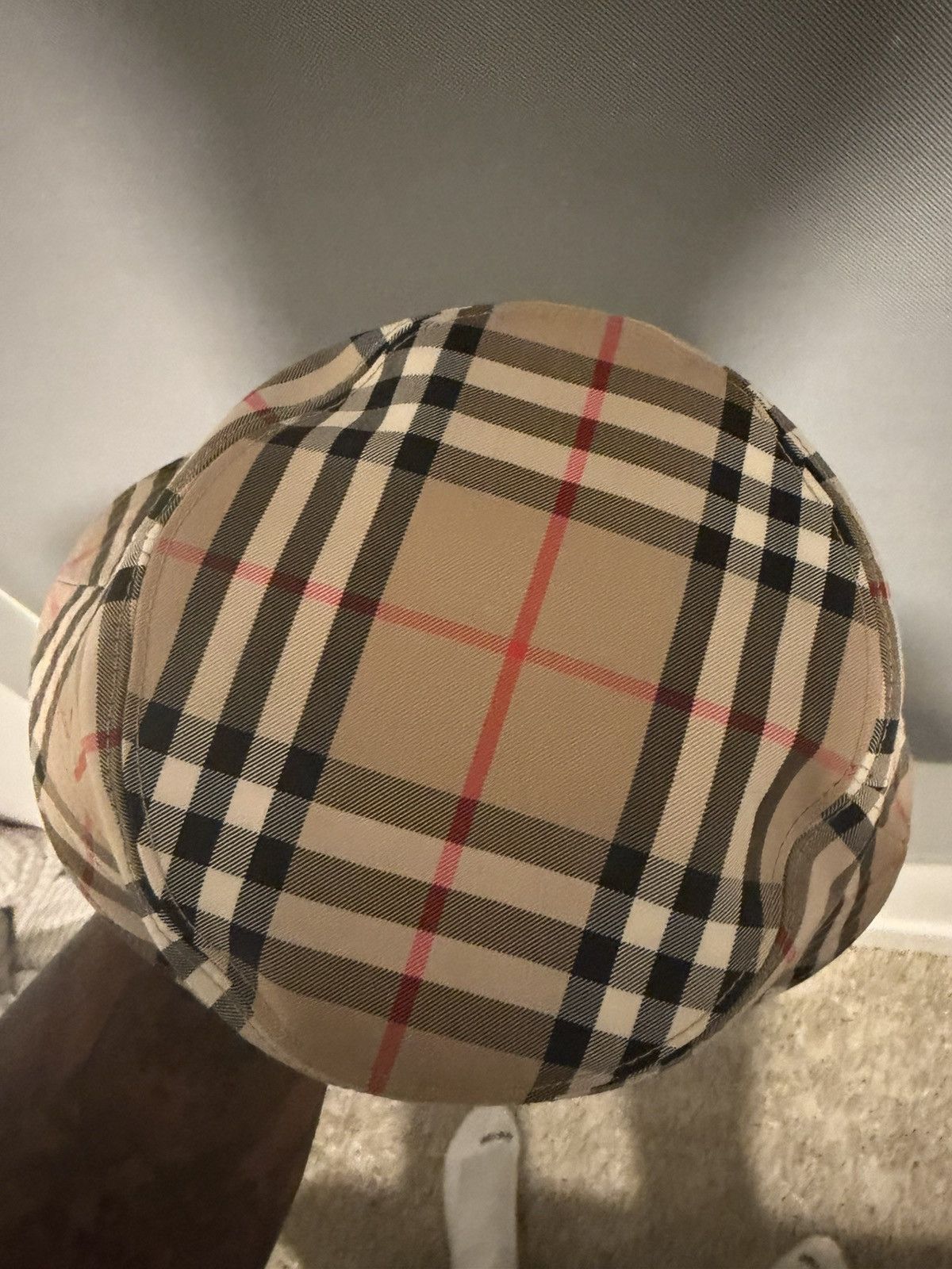 Burberry Check Cotton Bucket Hat Size ONE SIZE - 2 Thumbnail