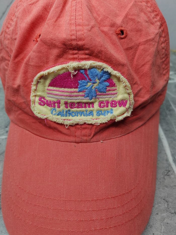 Vintage Vintage Surf California Team Crew Distressed Style Cap Hat Size ONE SIZE - 3 Thumbnail