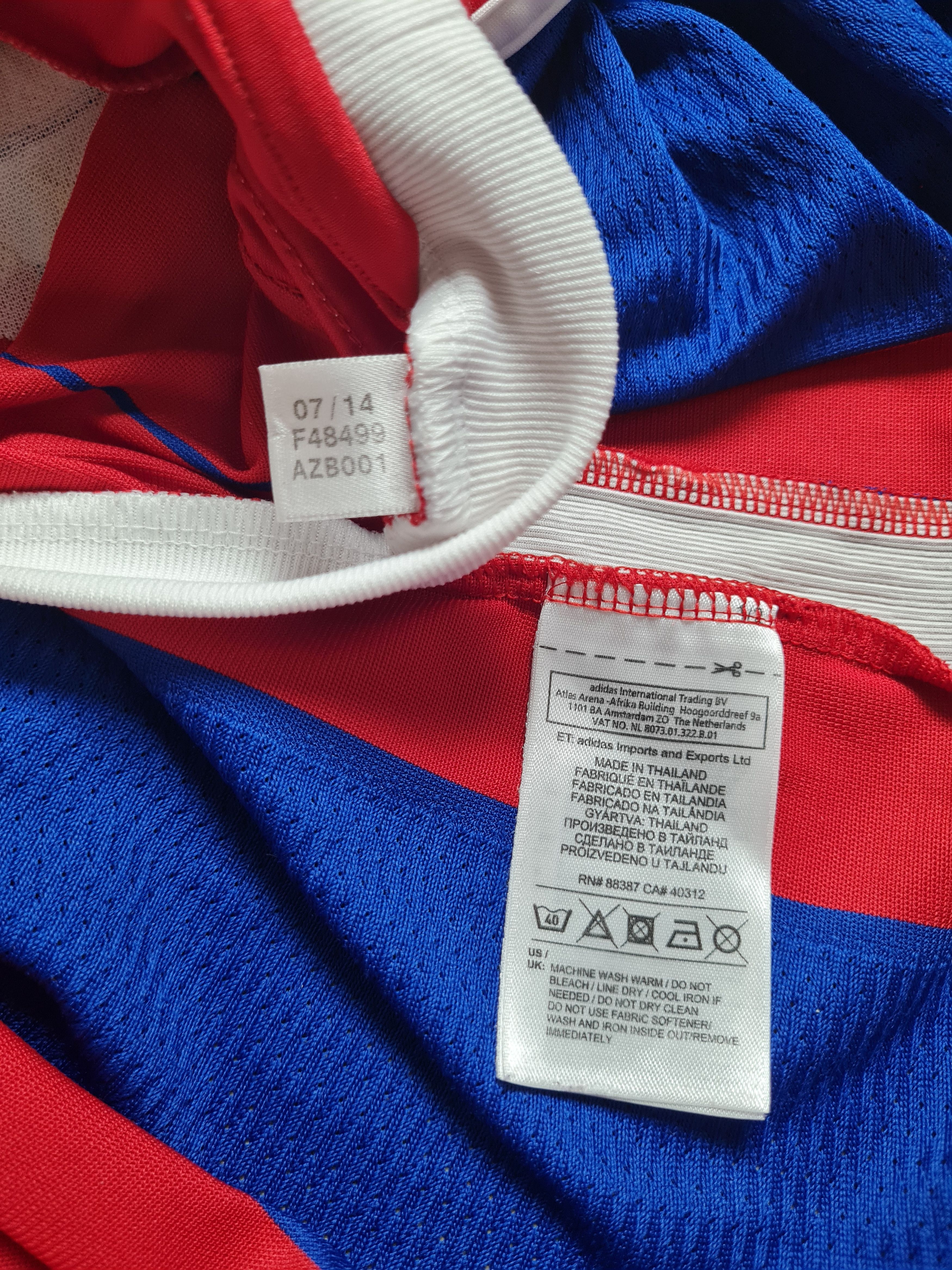 Adidas ADIDAS BAYERN MUNICH 14/15 Shirt 75 Nazif Hajdarovic F48499 Size US XL / EU 56 / 4 - 13 Thumbnail
