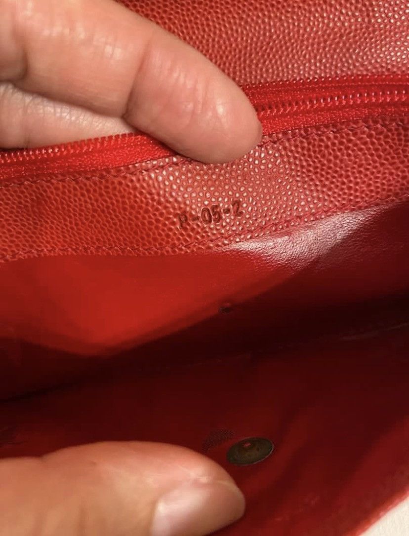 Celine Authentic Vintage CELINE Triomphe Wallet-Grained Calfskin Size ONE SIZE - 9 Thumbnail