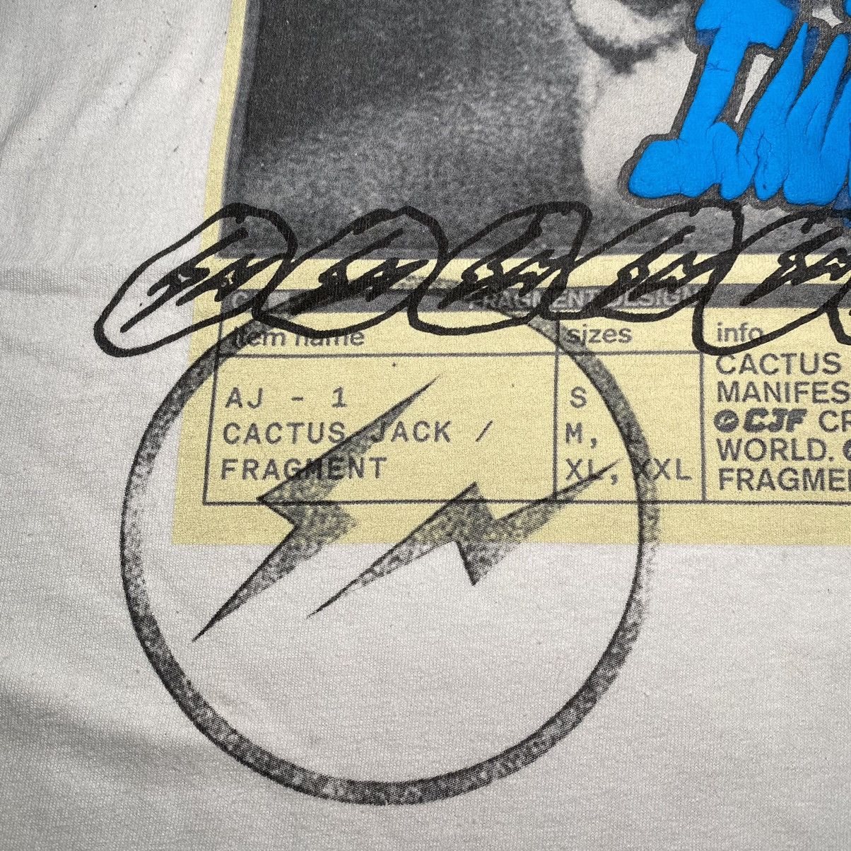 Fragment Design × Nike × Travis Scott Travis Scott Cactus Jack X Fragment Design 2021 S/S T Shirt Size US M / EU 48-50 / 2 - 9 Thumbnail